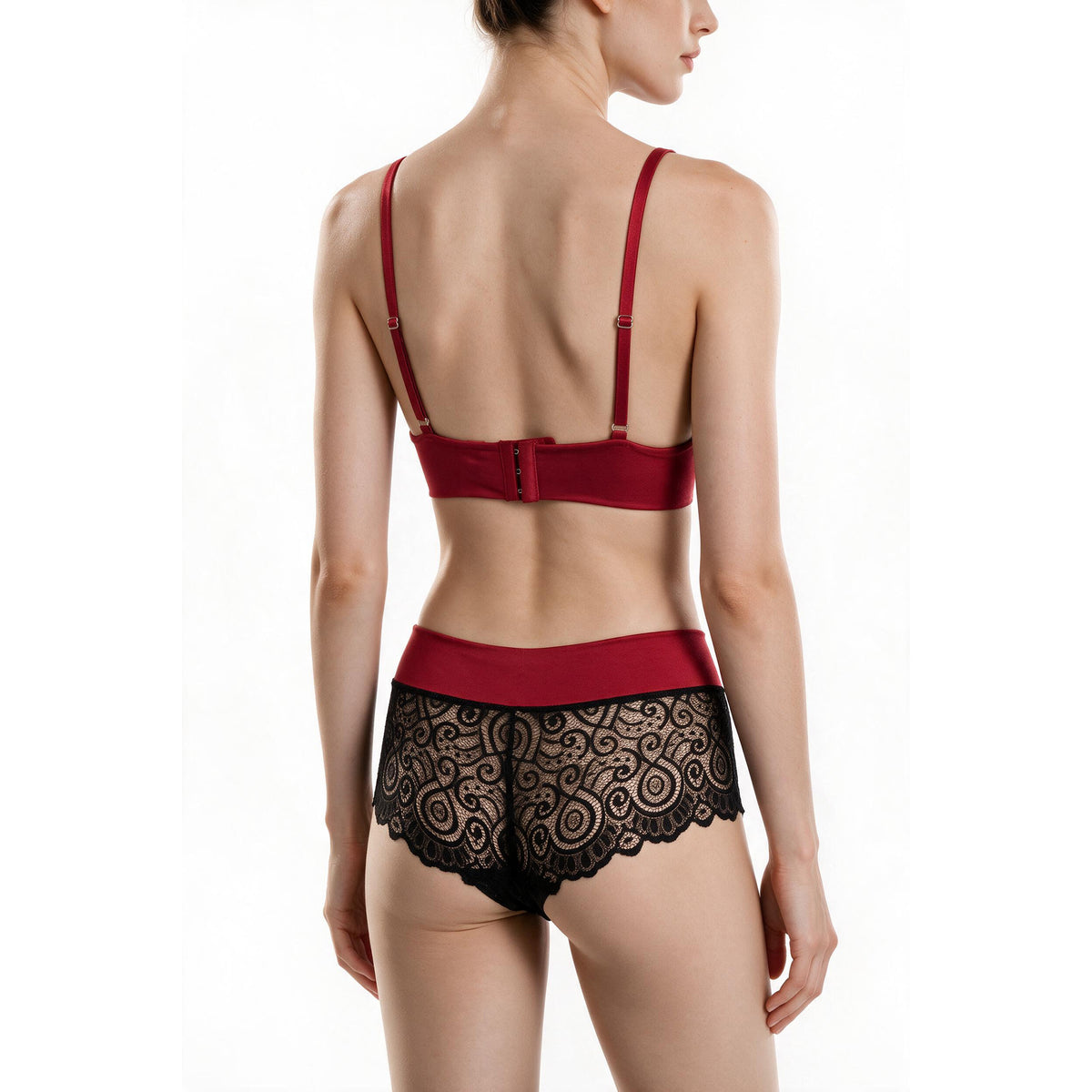 LEG AVENUE Sets - Leg Avenue 2 Pc Set Bralette with adjustable straps, hook-n- - Aluna Kuwait