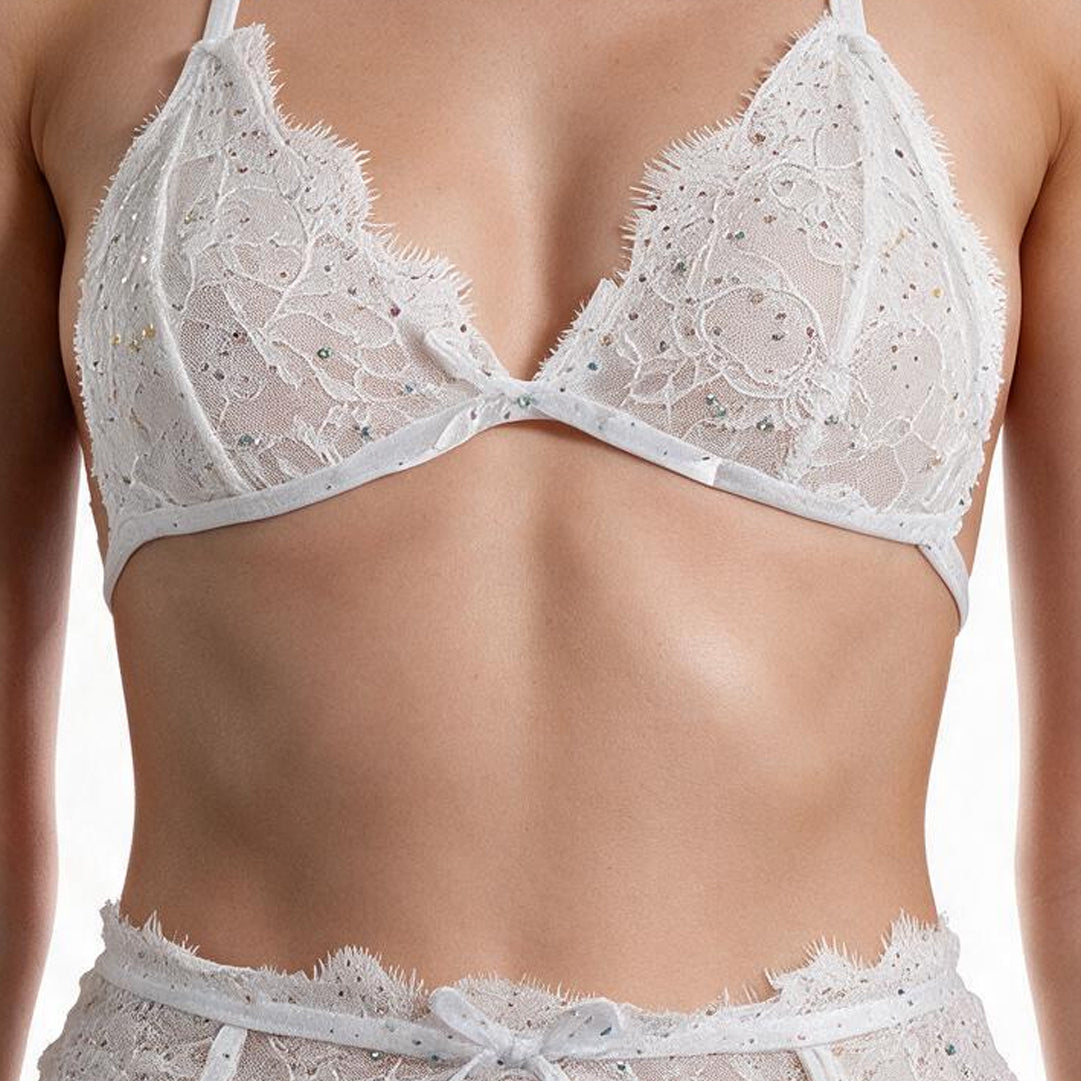 CANADEX INTERNATIONAL TRADING - Leg Avenue 3 Pc Set bra top, garter belt and g-string-CA8162 - Aluna Kuwait