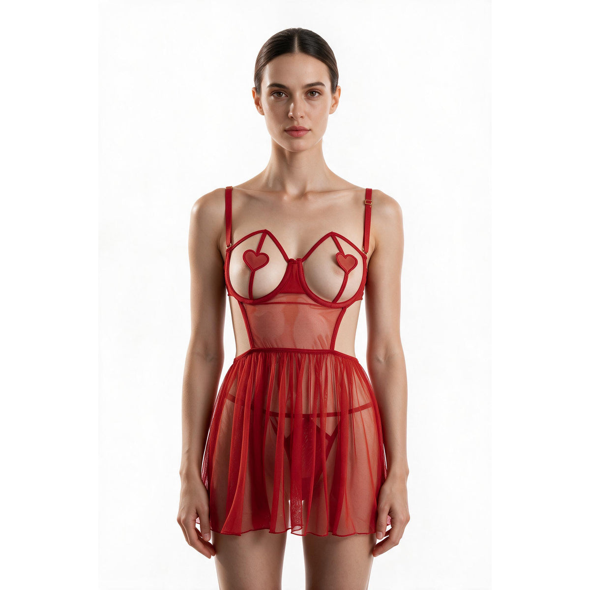 MAPALE Sets - Mapale Babydoll-CA7508 - Aluna Kuwait