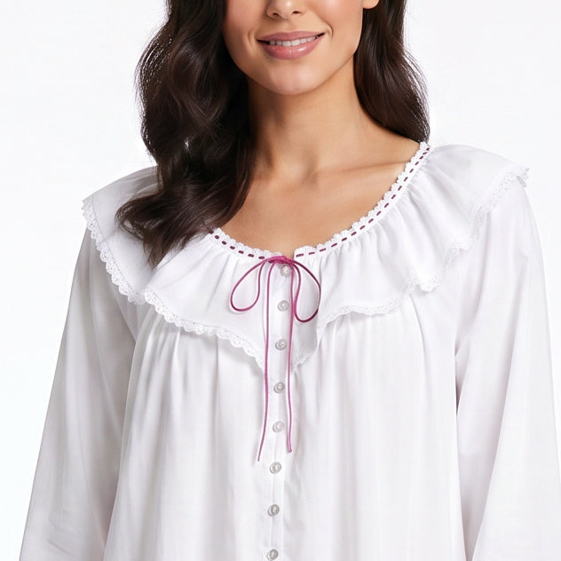 Eileen West Long Gown Long Sleeve Clare 50"-CAE5620126