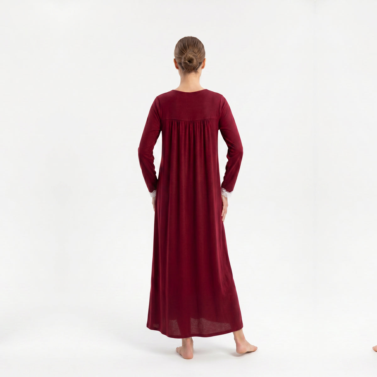 EILEEN WEST Gown - Eileen West Long Gown Long Sleeve Ballet 50"-CAE5026623 - Aluna Kuwait