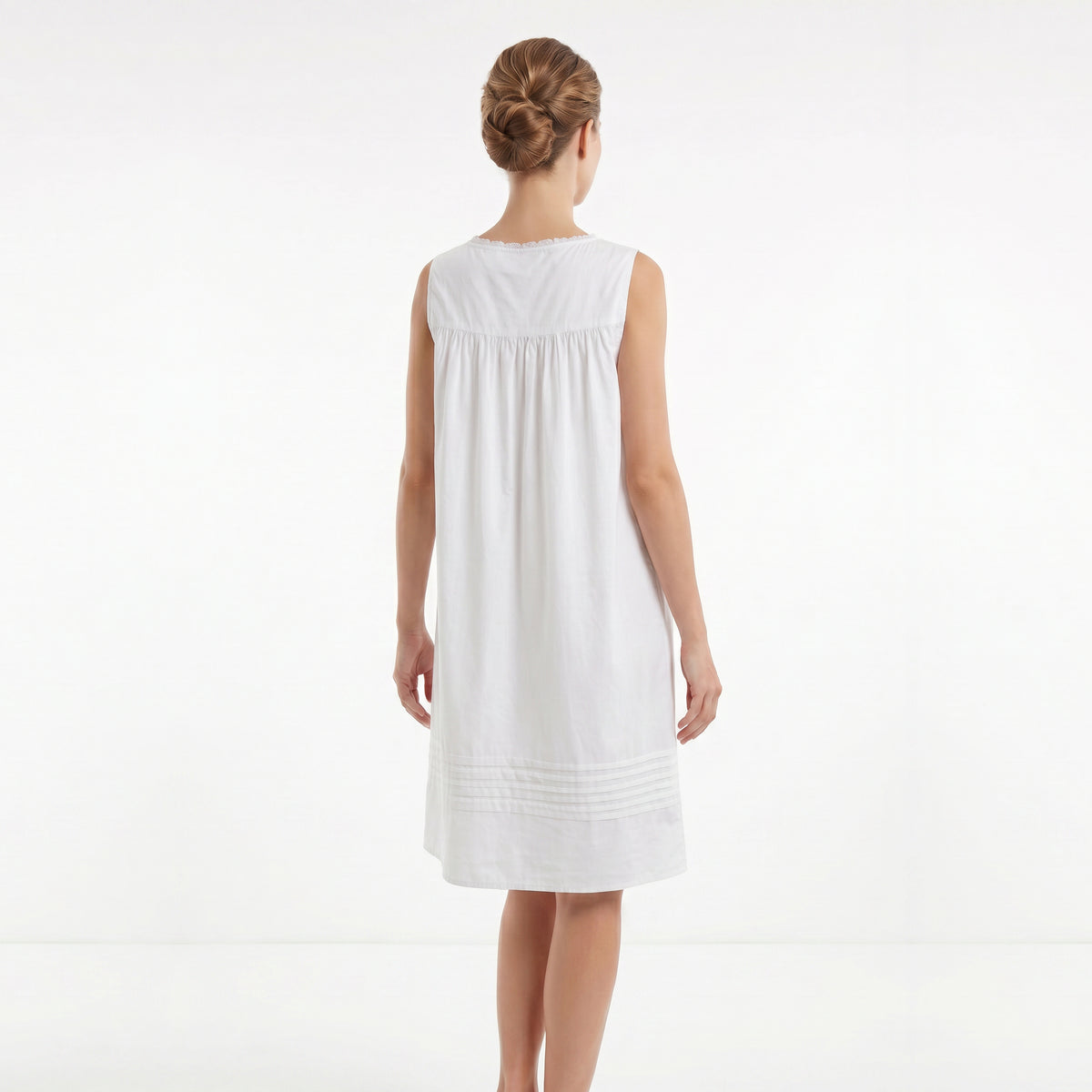 EILEEN WEST Gown - Eileen West Midi Gown Sleeveless 36"-CAE20049 - Aluna Kuwait