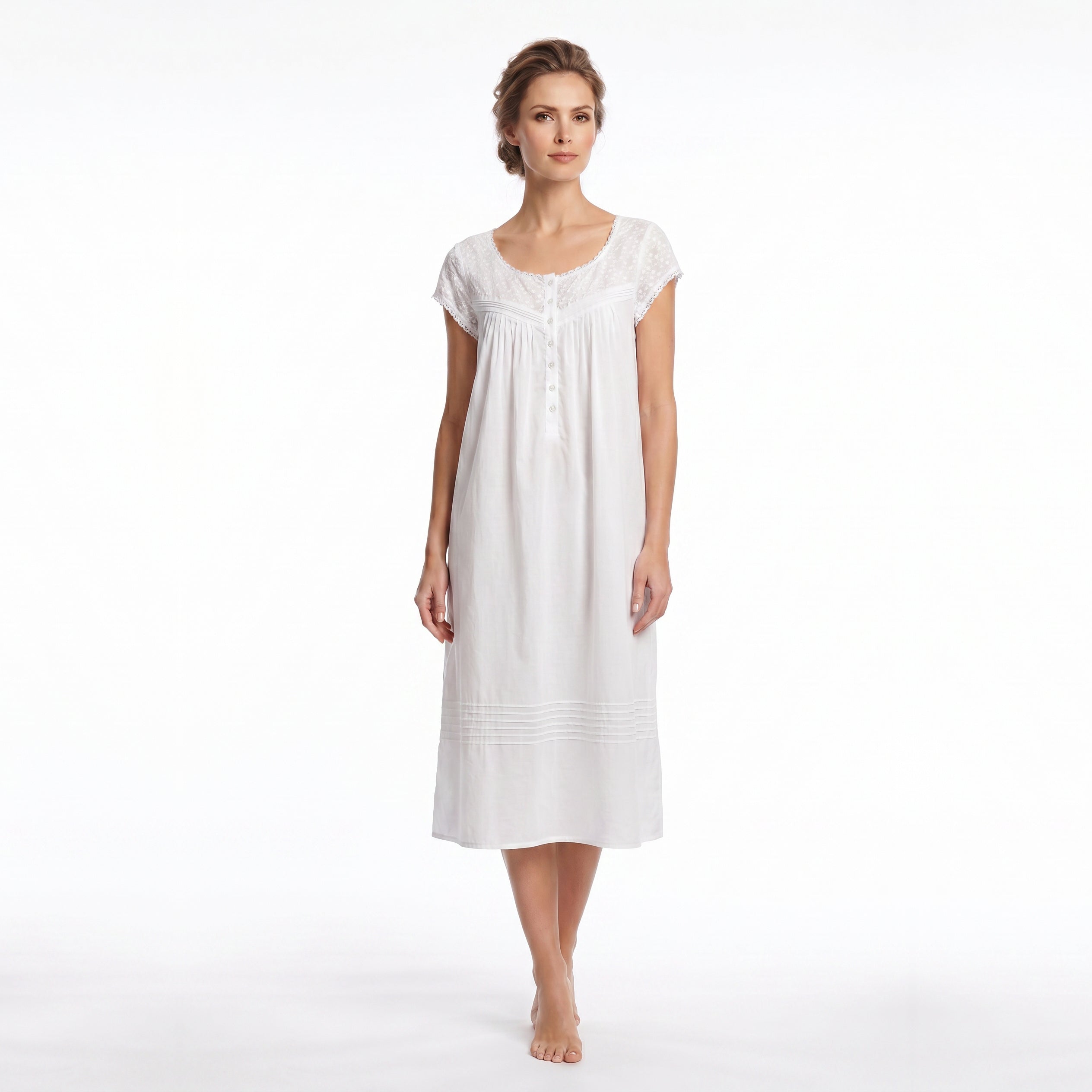 CANADEX INTERNATIONAL TRADING - Eileen West Long Gown Short Sleeve Waltz 42" -CAE5020034 - Aluna Kuwait