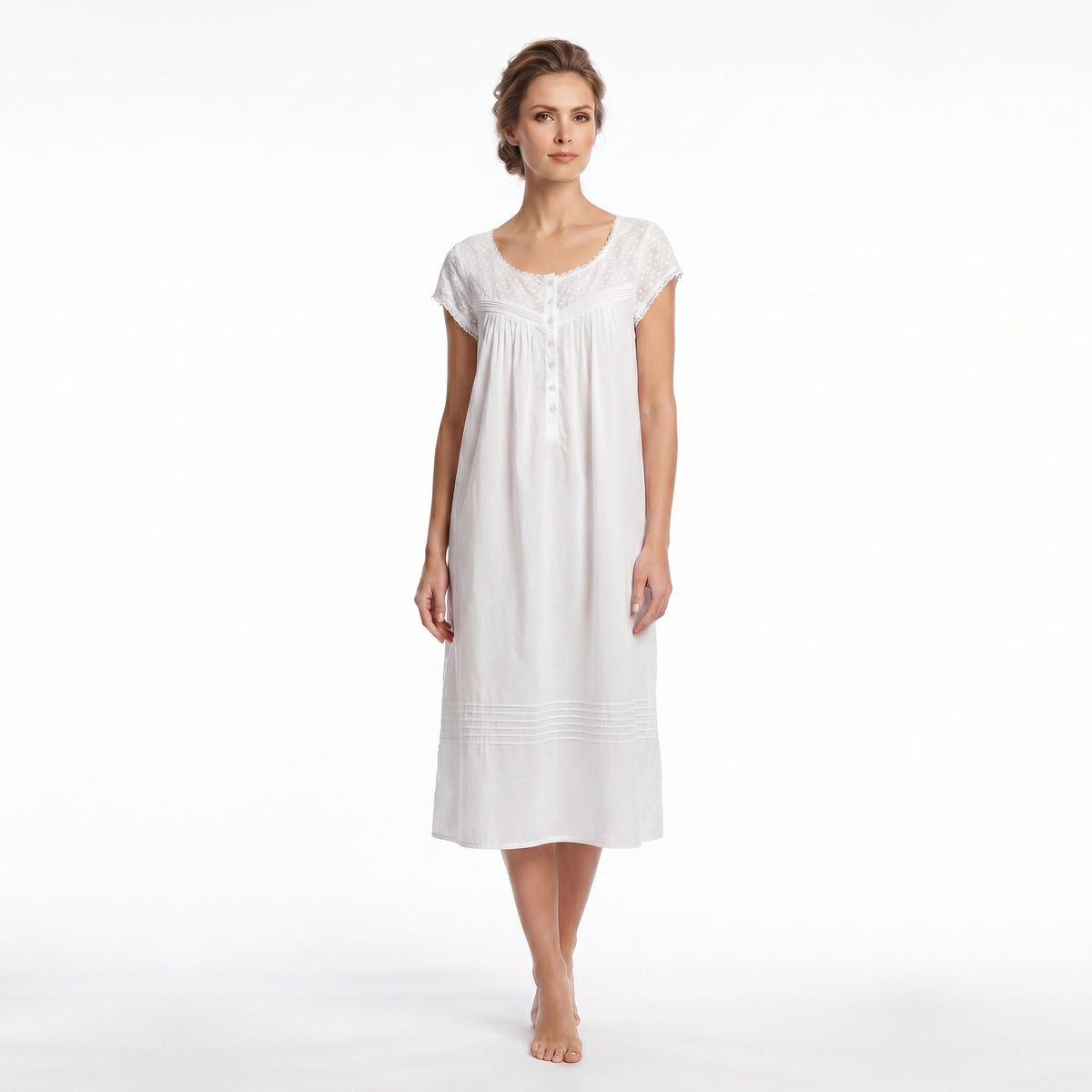 Eileen West Long Gown Short Sleeve Waltz 42" -CAE5020034