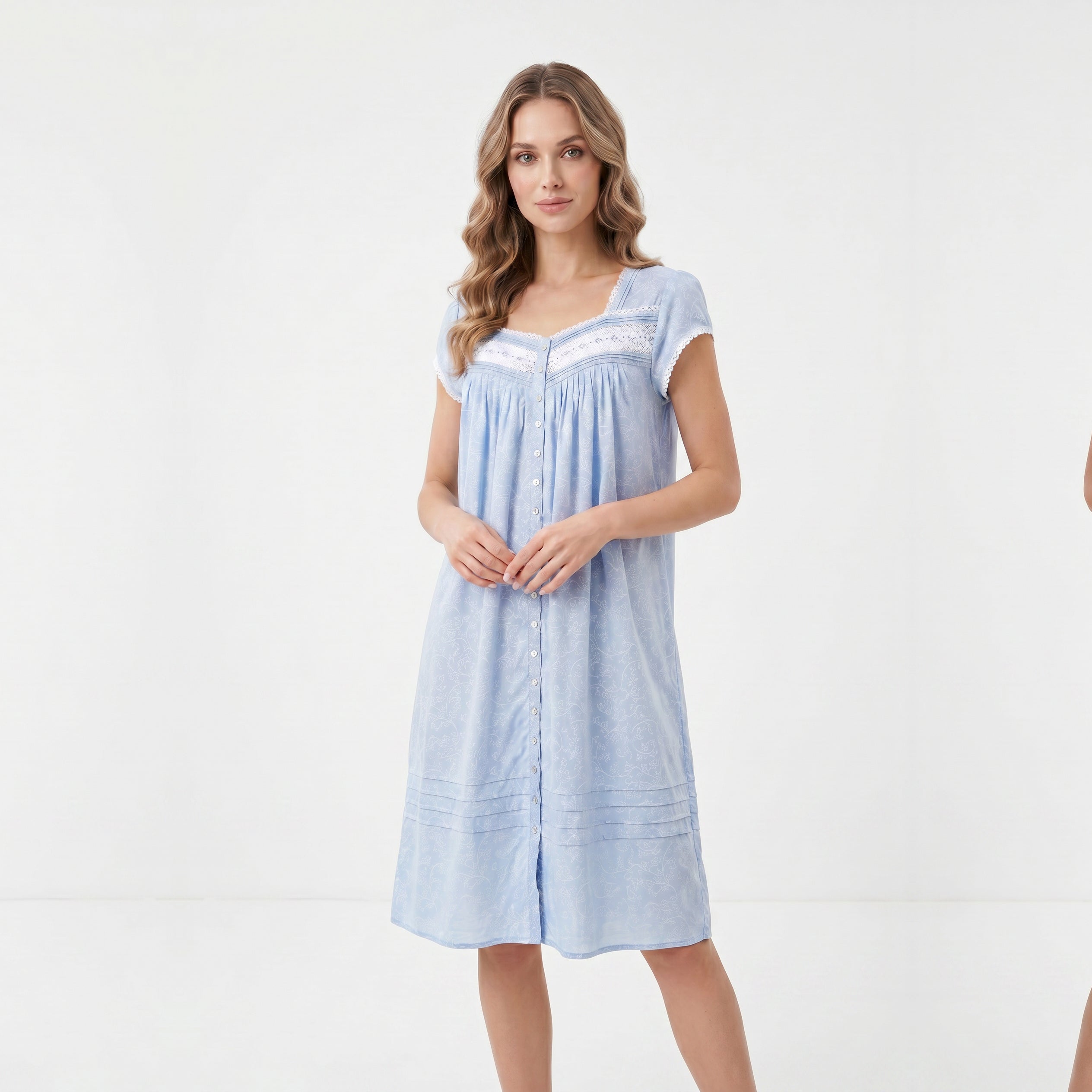 CANADEX INTERNATIONAL TRADING - Eileen West Short Robe Short Sleeve With Button 38" -CAE60059 - Aluna Kuwait