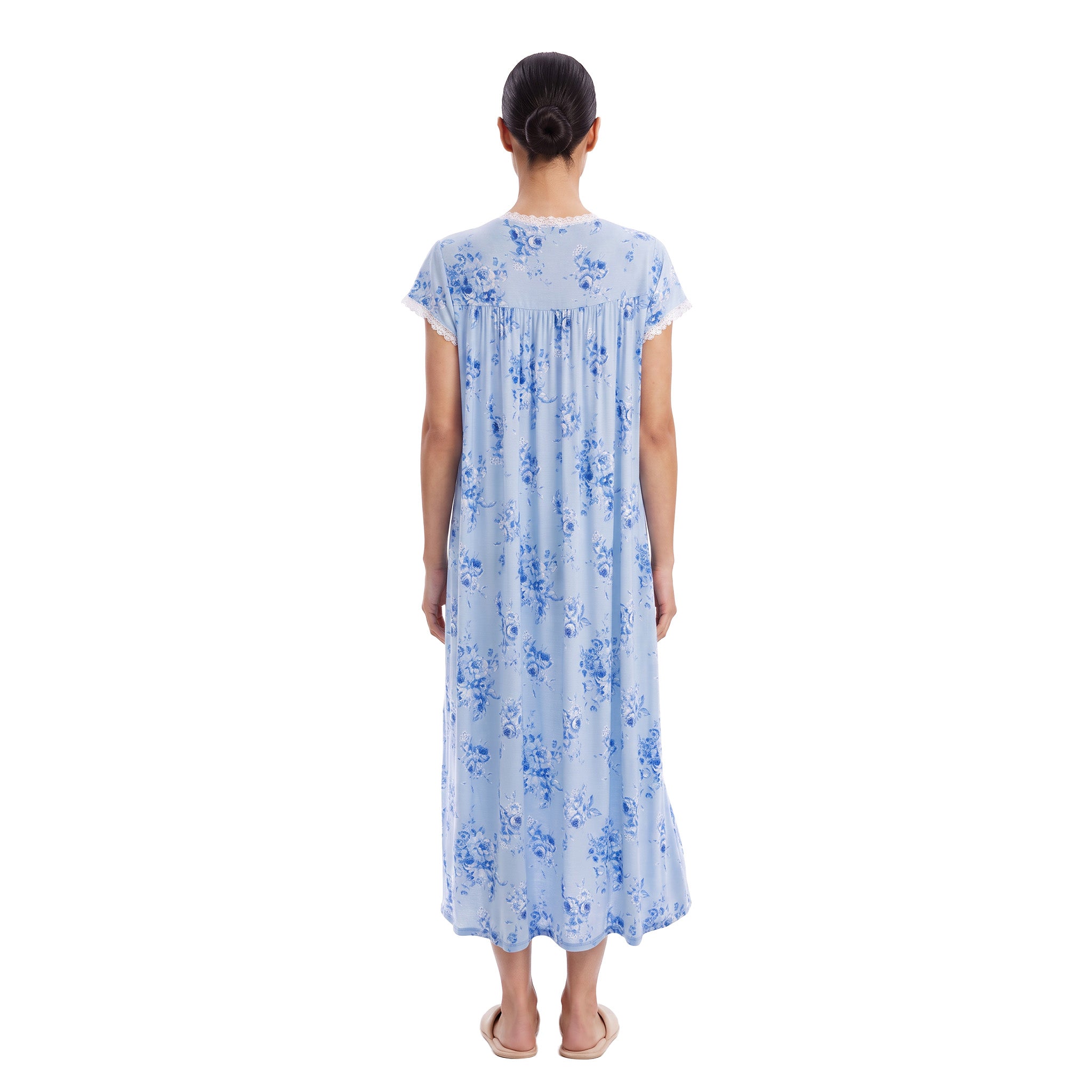 CANADEX INTERNATIONAL TRADING - Eileen West Long Gown Short Sleeve Waltz 42" -CAE30061 - Aluna Kuwait