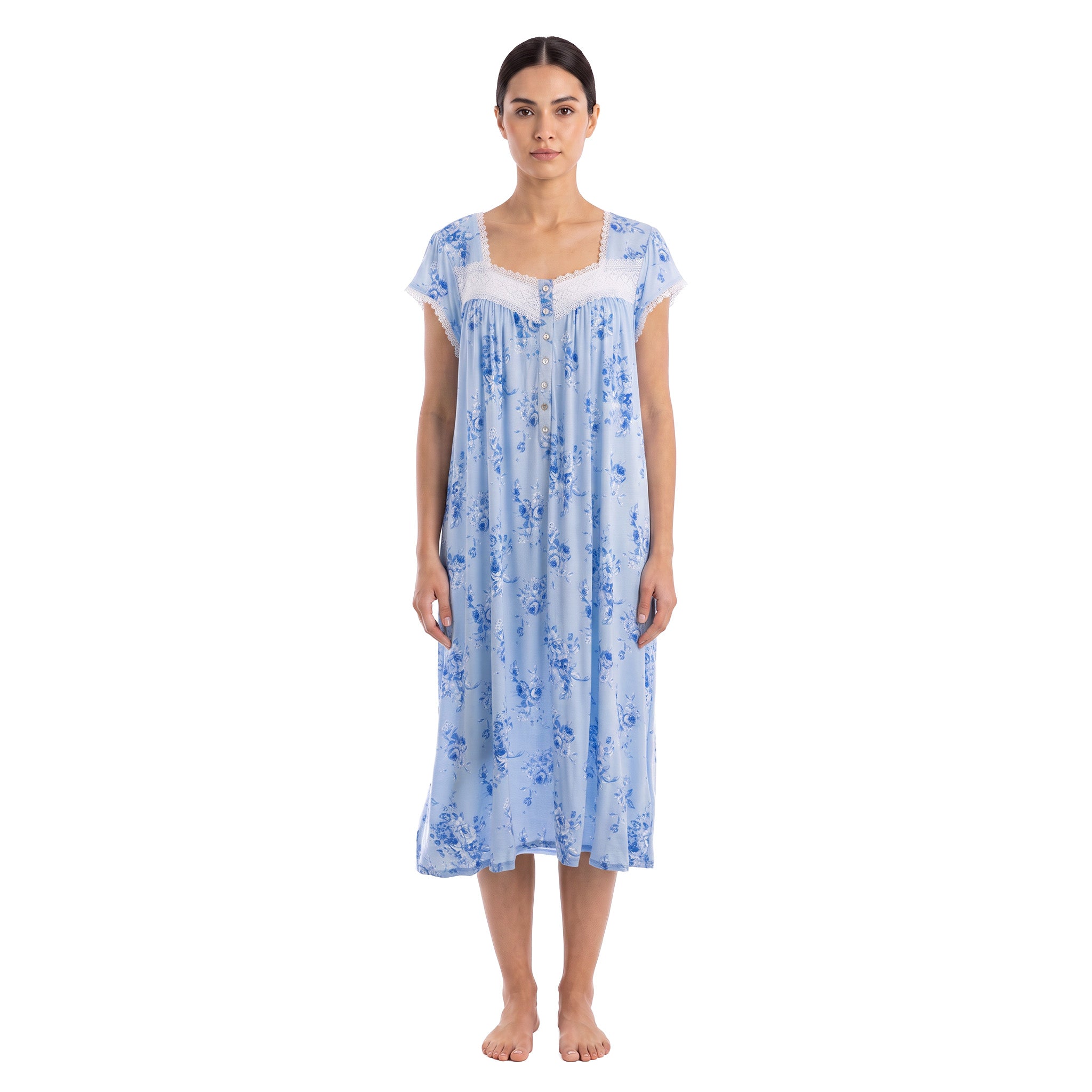 CANADEX INTERNATIONAL TRADING - Eileen West Long Gown Short Sleeve Waltz 42" -CAE30061 - Aluna Kuwait