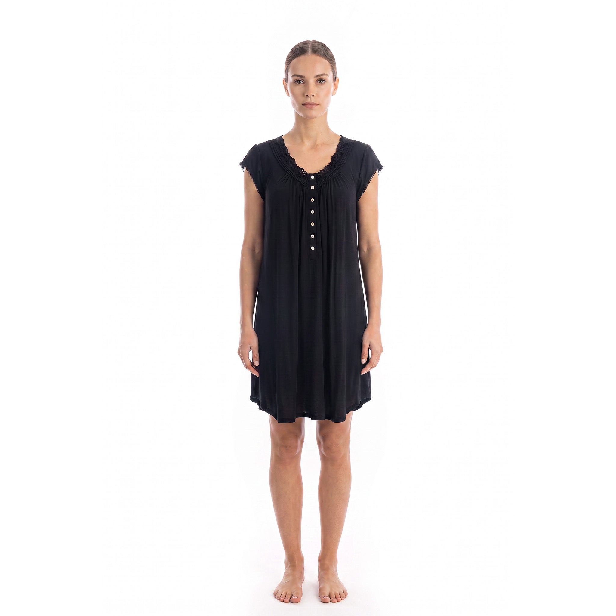 CANADEX INTERNATIONAL TRADING - Eileen West Midi Gown Short Sleeve 36" -CAE30056 - Aluna Kuwait