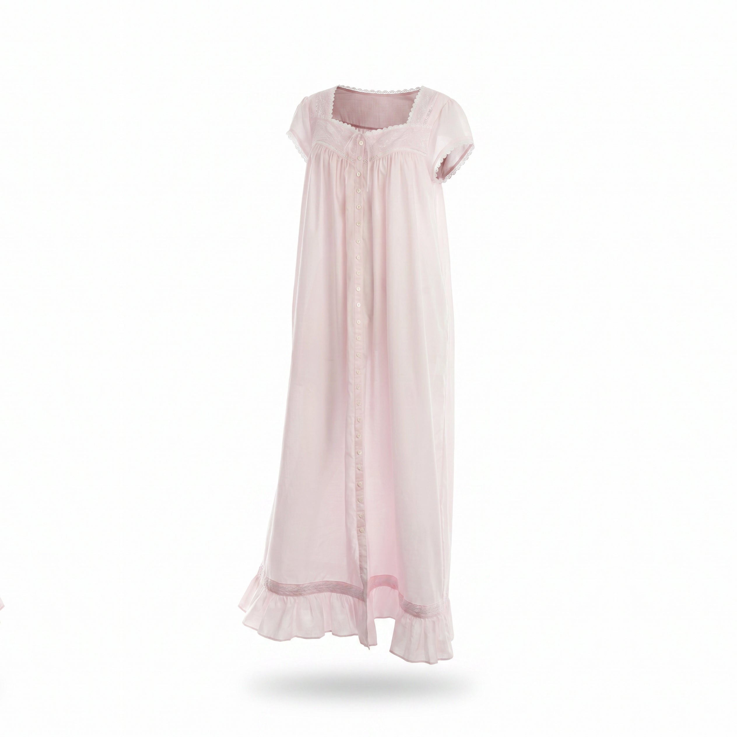 Eileen West Long Robe Short Sleeve With Button Ballet 52" -CAE50075