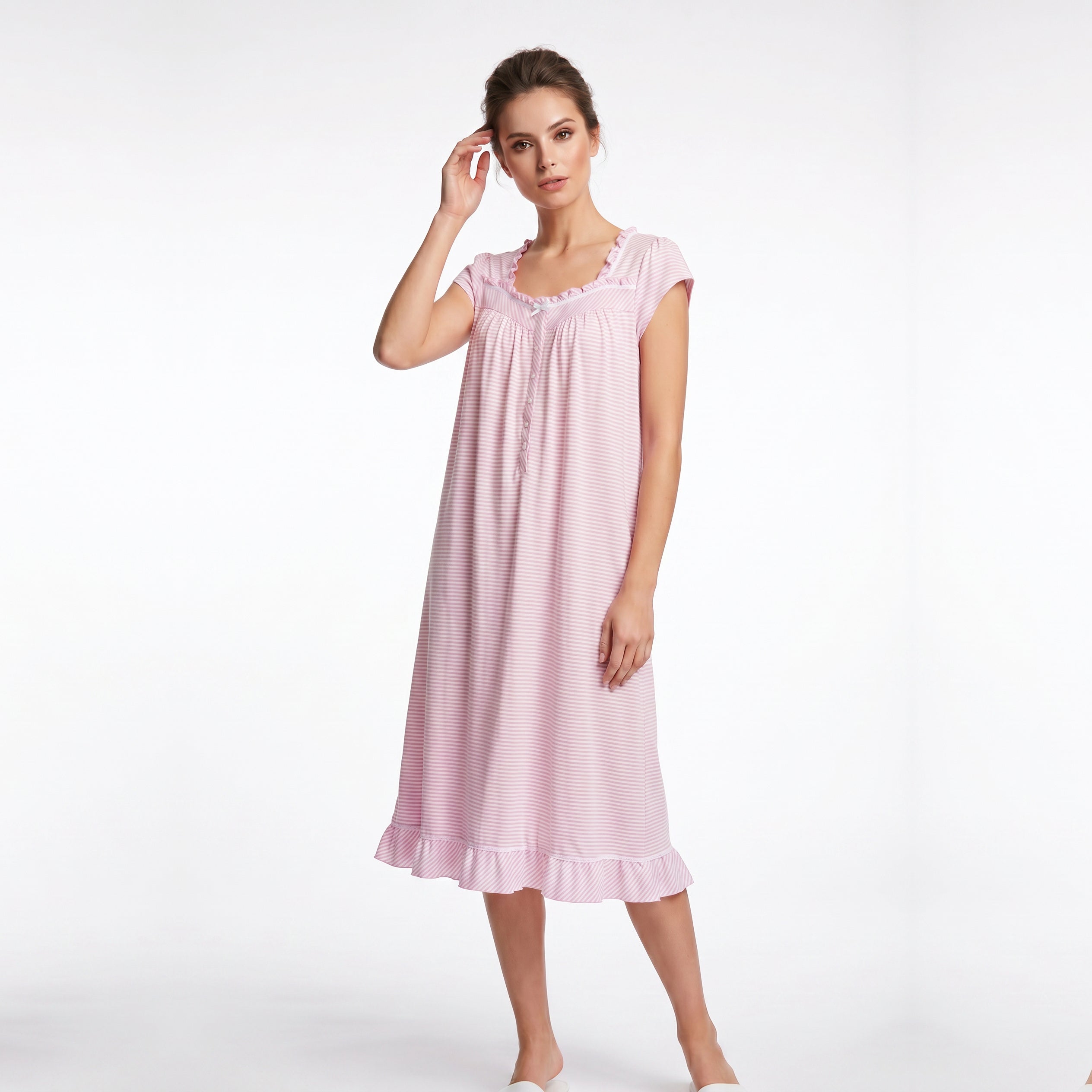 CANADEX INTERNATIONAL TRADING - Eileen West Long Gown Short Sleeve Waltz 42" -CAE5025033 - Aluna Kuwait