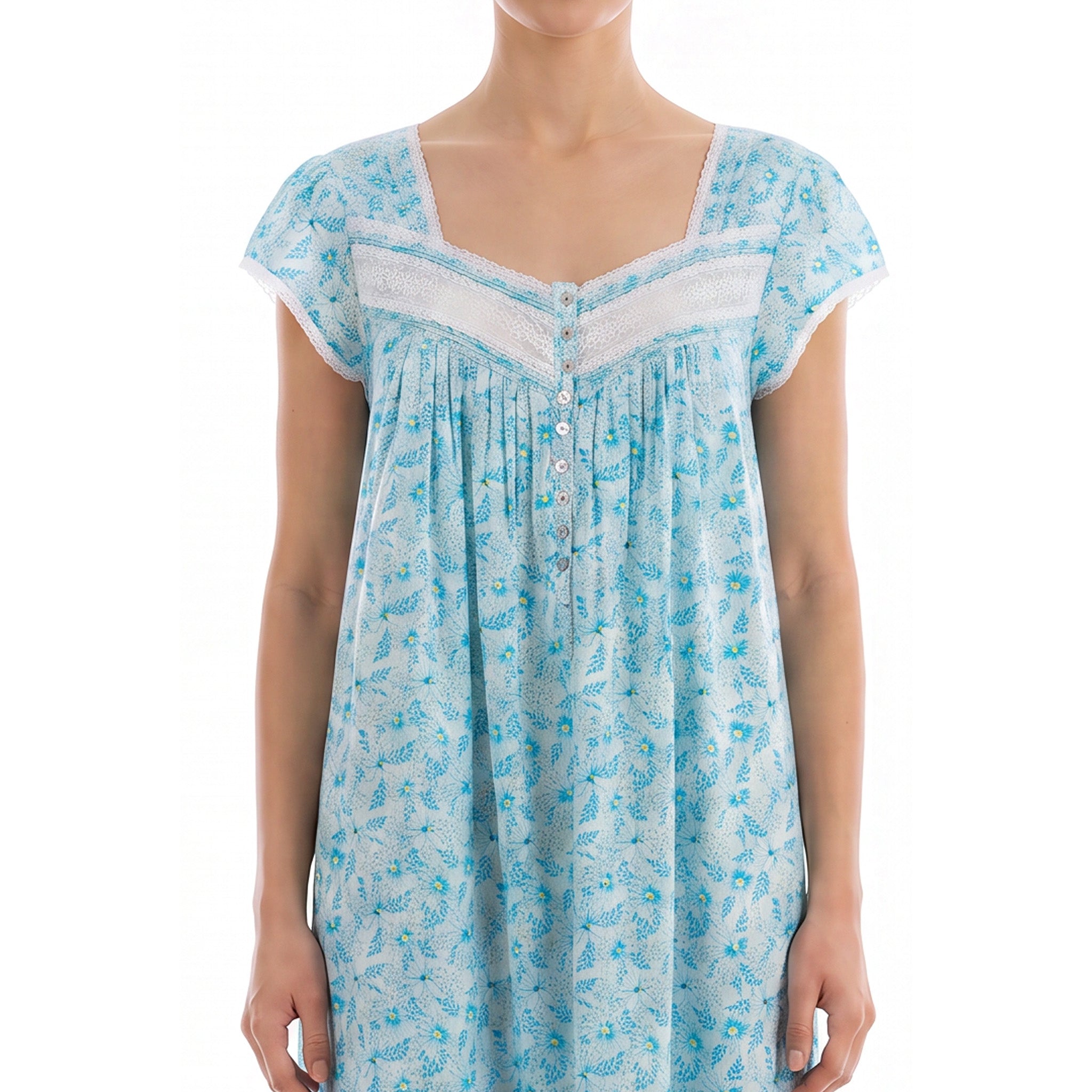 Eileen West Long Gown Short Sleeve Ballet 50" -CAE60079