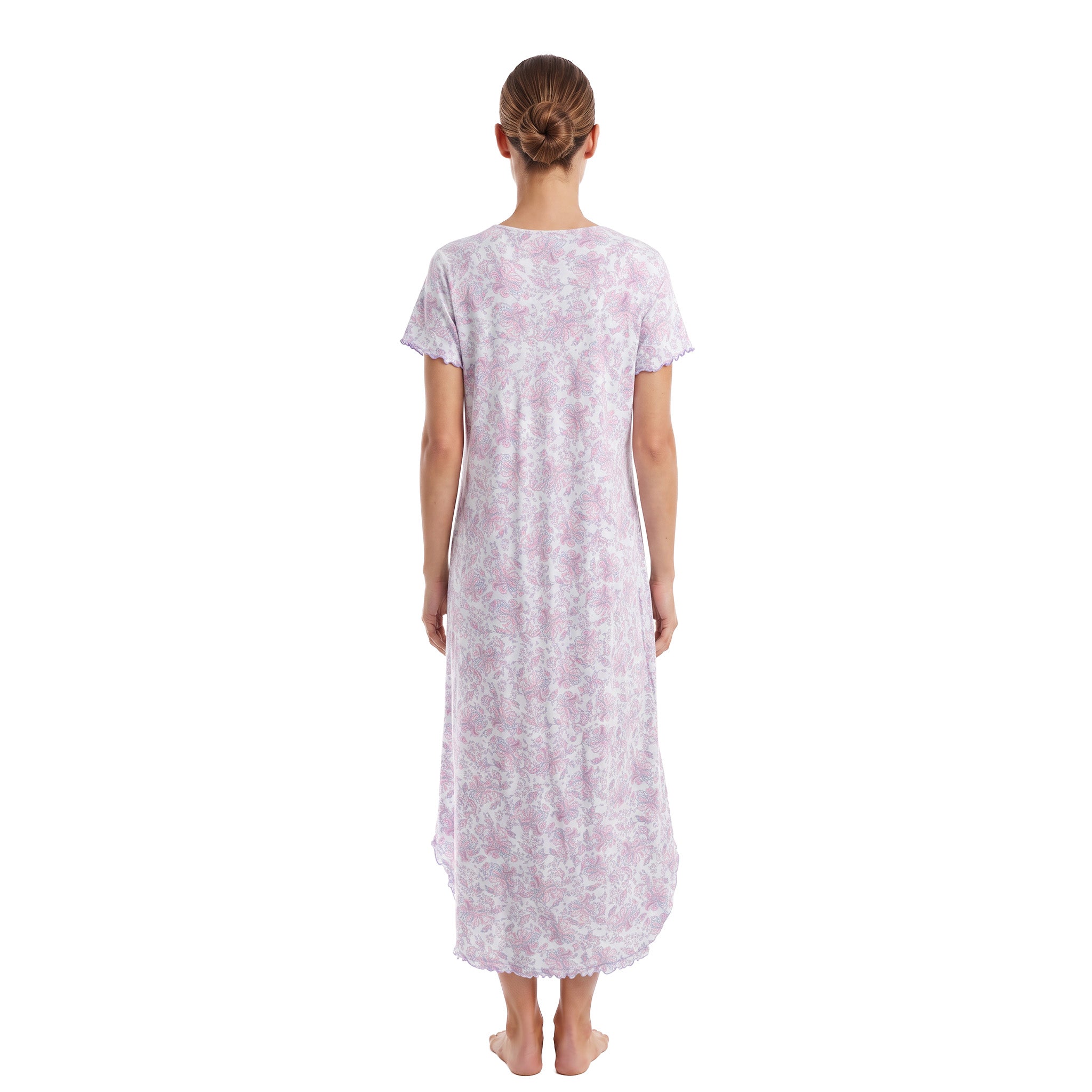 MISS ELAINE CO - Miss Elaine Long Gown Short Sleeve-MISE504875UT - Aluna Kuwait