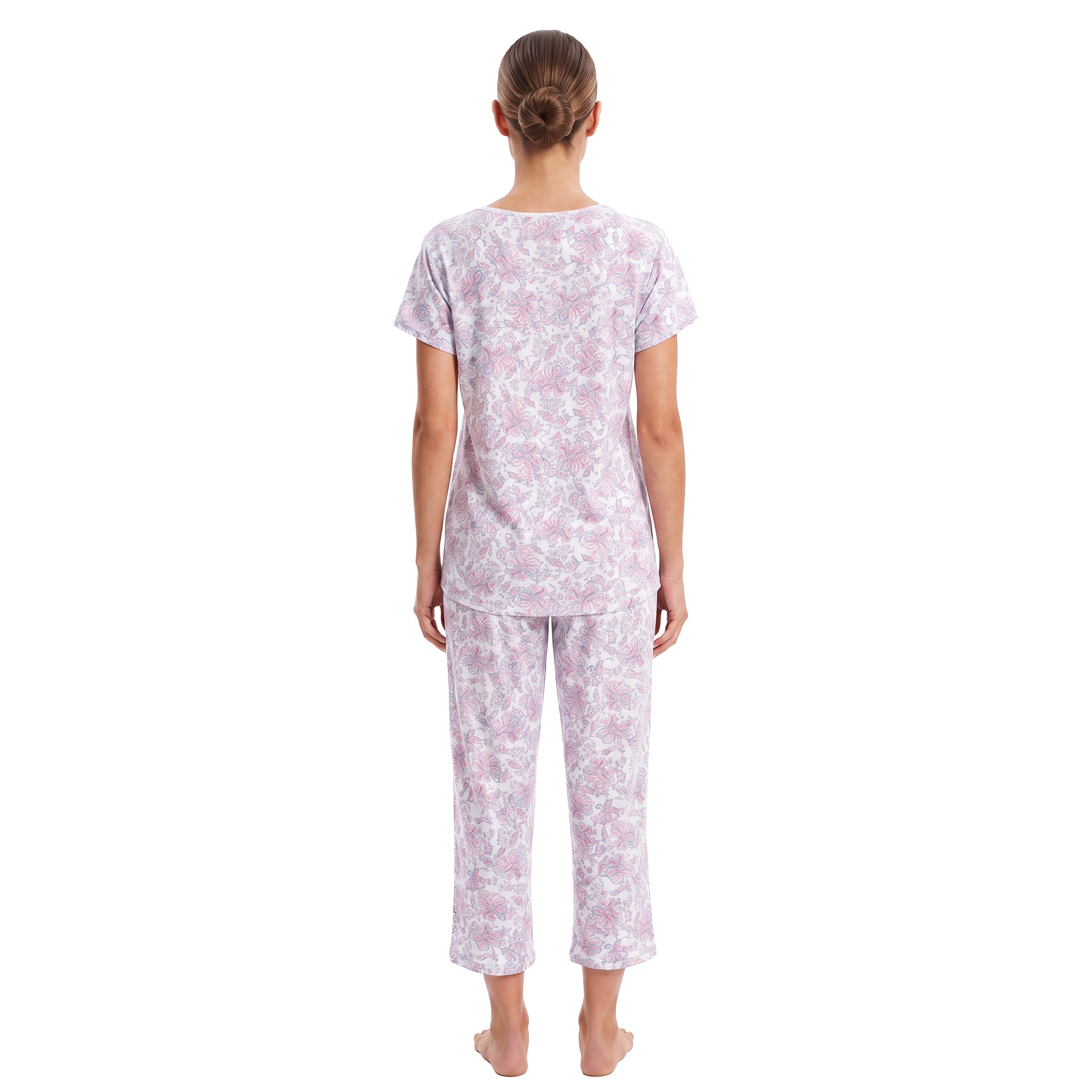 MISS ELAINE CO - Miss Elaine Pajama Set Short Sleeve-MISE404875UT - Aluna Kuwait