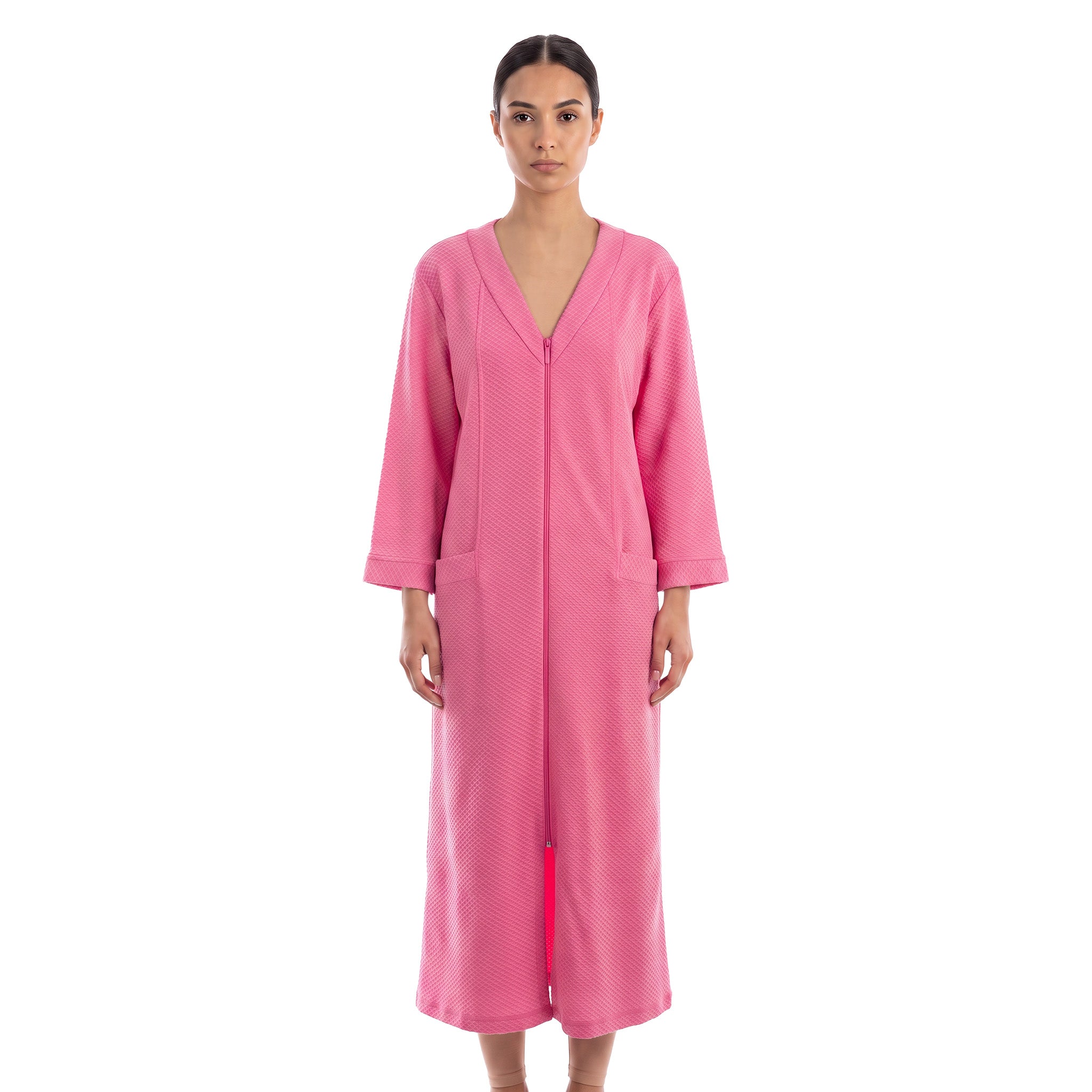 MISS ELAINE CO - Miss Elaine Long Robes Long Sleeve With Zip-MISE864845UT - Aluna Kuwait