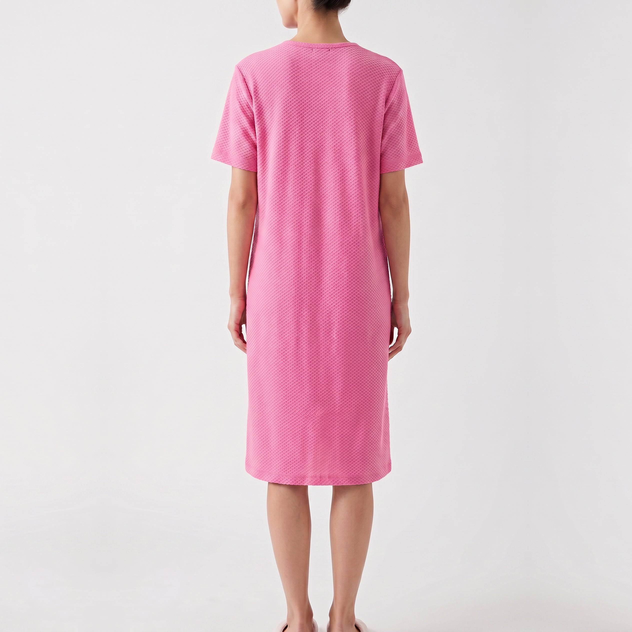 MISS ELAINE CO - Miss Elaine Short Robes Short Sleeve With Zip-MISE834845UT - Aluna Kuwait