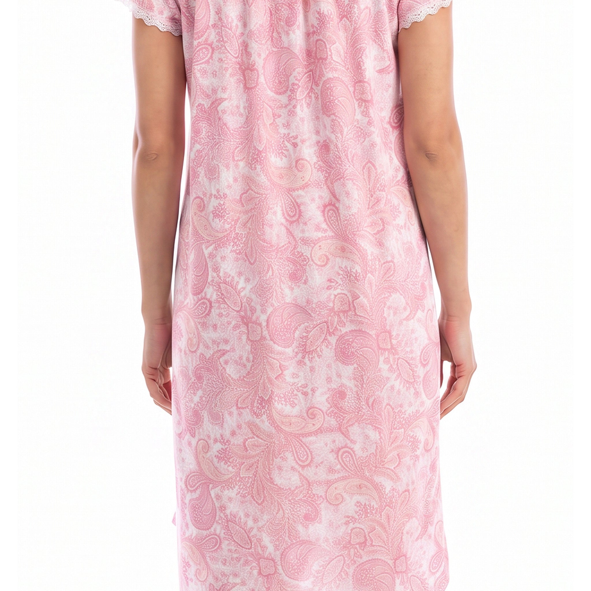 Miss Elaine Short Gown Short Sleeve-MISE204825UT