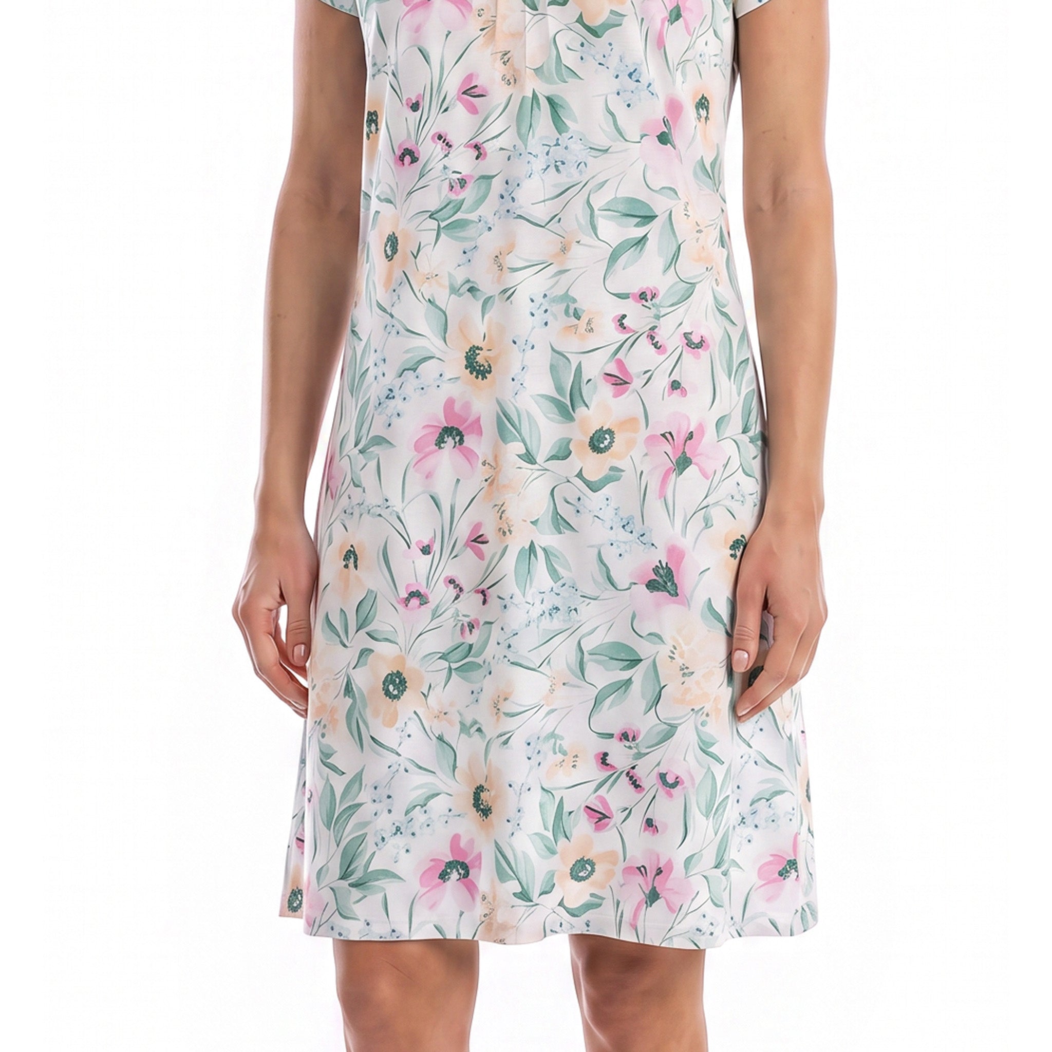Miss Elaine Short Gown Short Sleeve-MISE204815UT