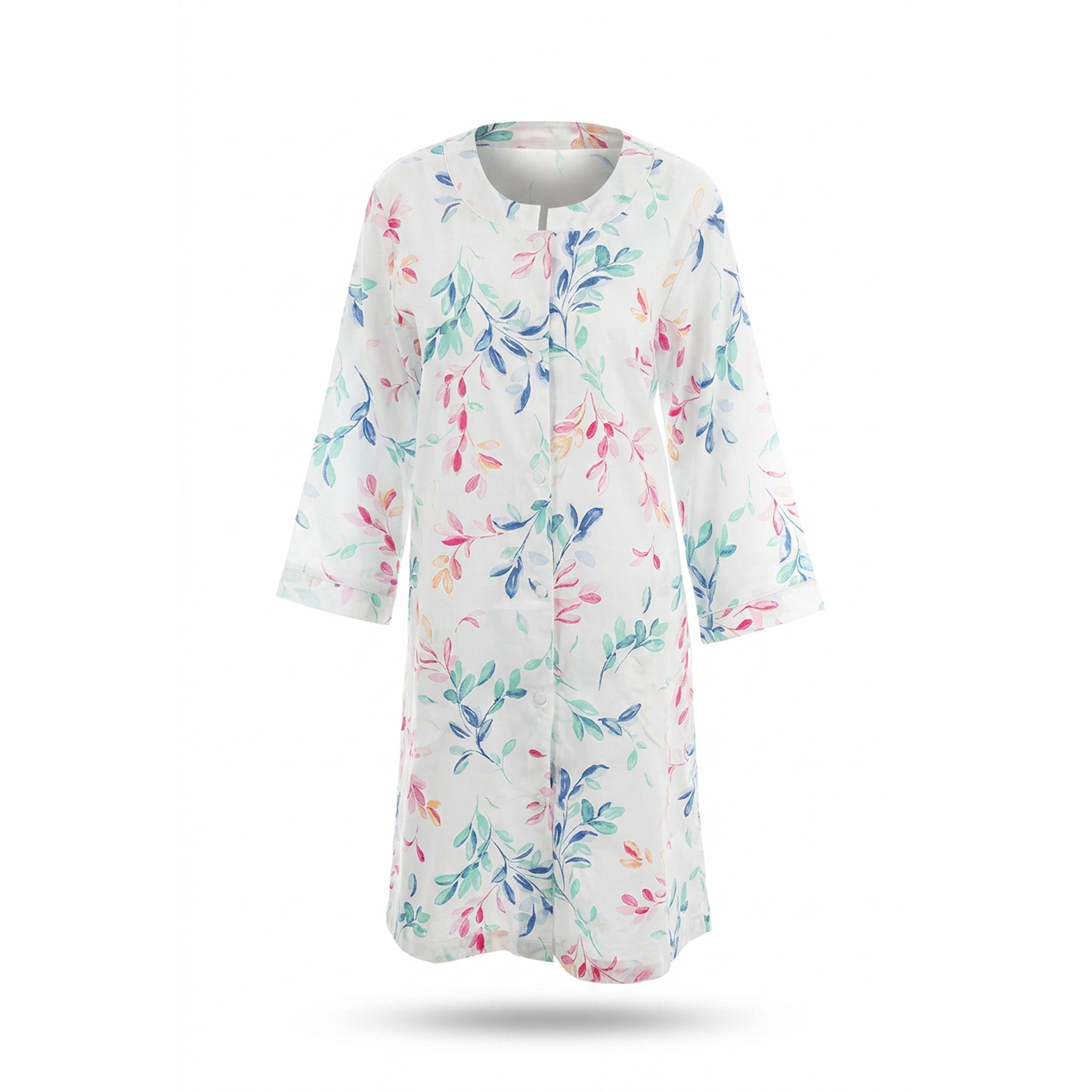 Miss Elaine Short Robes Long Sleeve With Grip-MISE354415UT