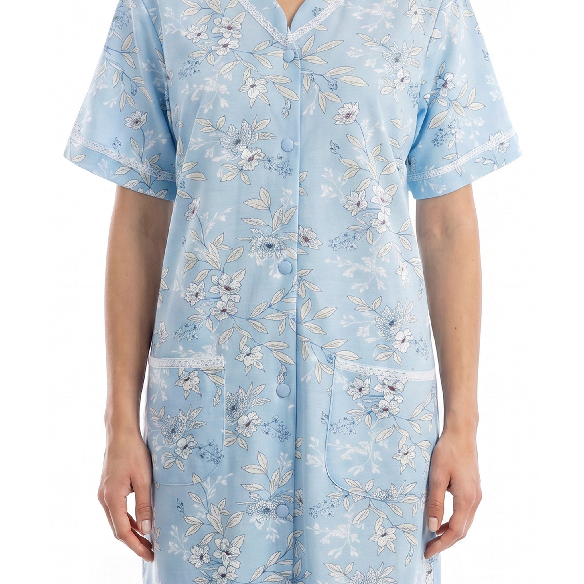 Miss Elaine Long Robes Long Sleeve With Grip-MISE354405UT