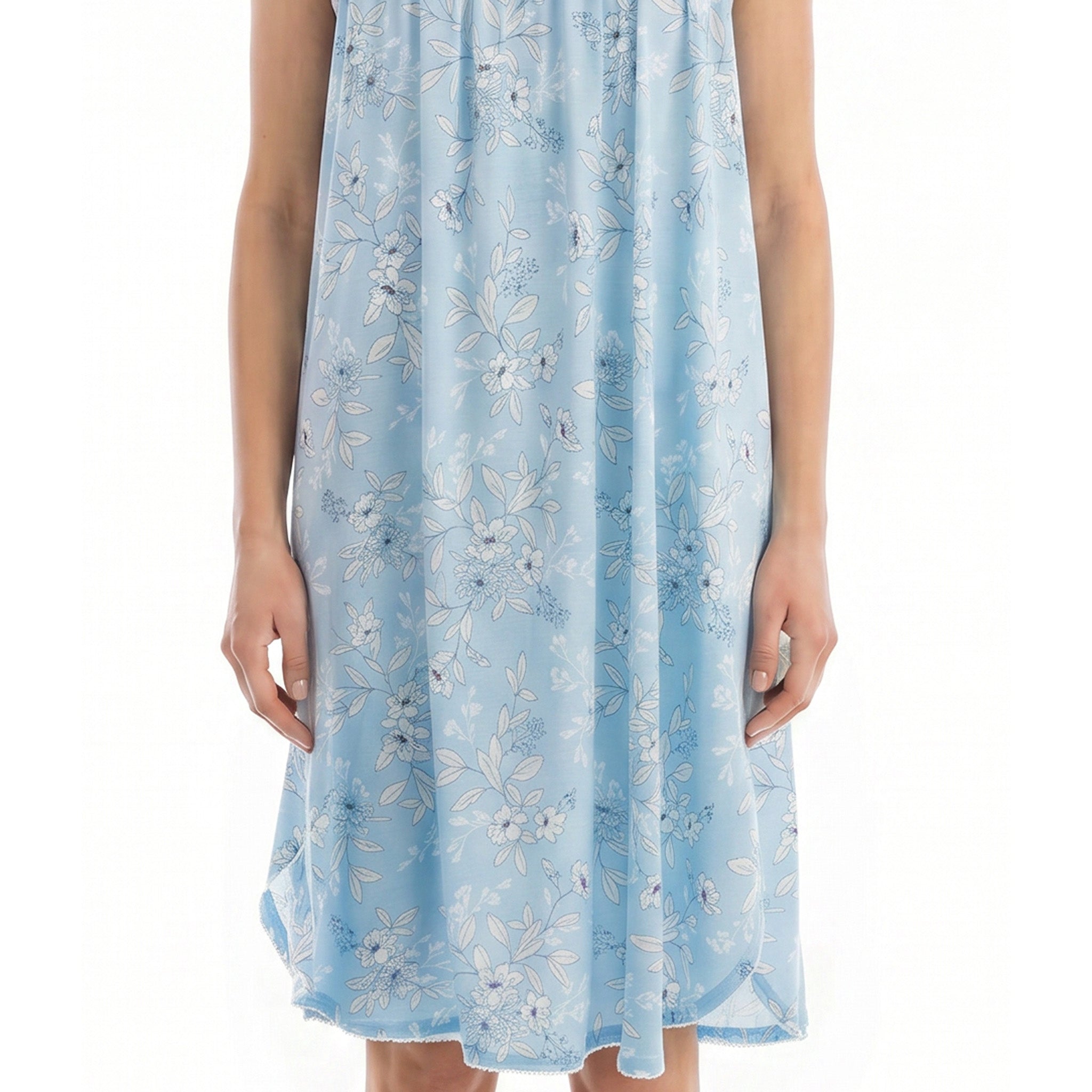 Miss Elaine Short Gown Short Sleeve-MISE204405UT
