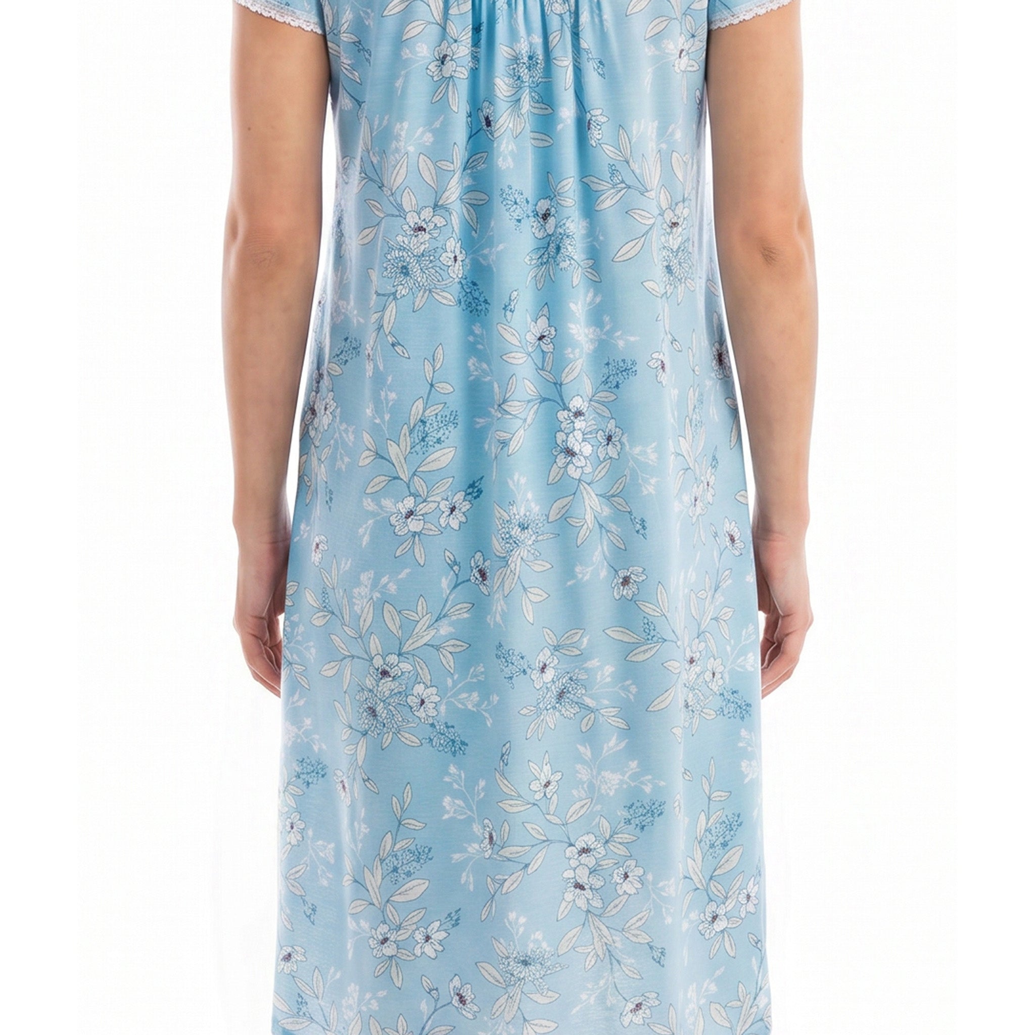 Miss Elaine Short Gown Short Sleeve-MISE204405UT