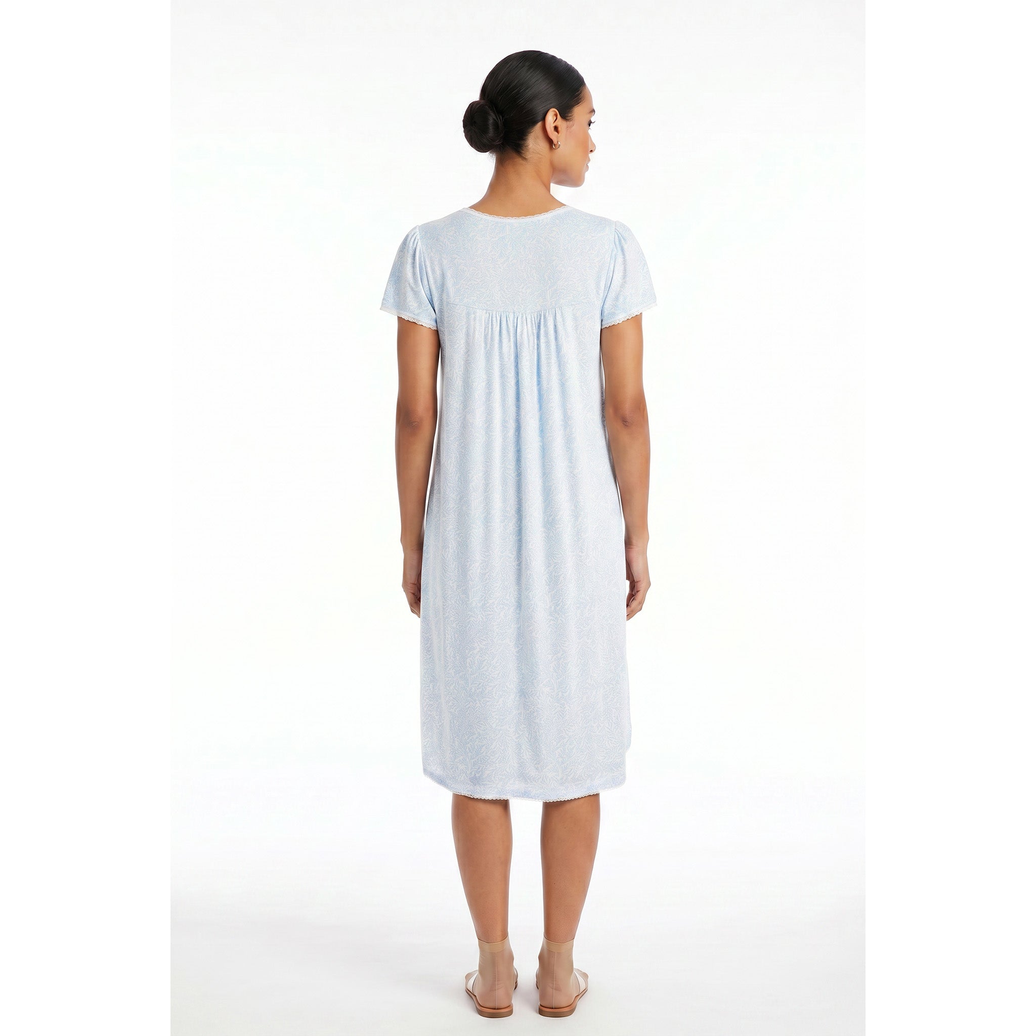 Miss Elaine Short Gown Short Sleeve-MISE204405UT