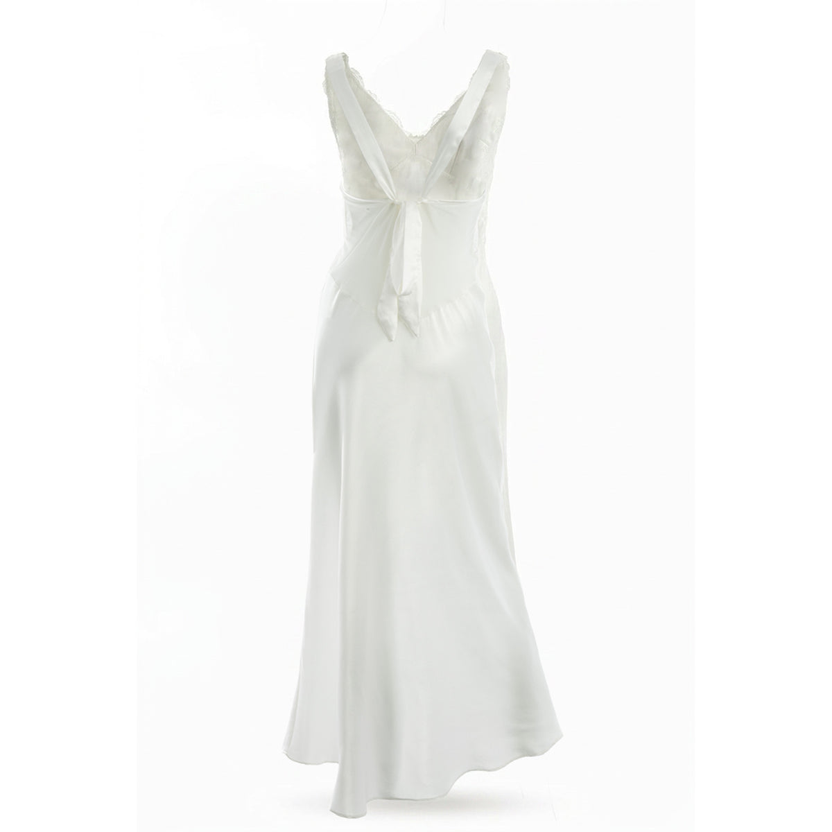 Cinema Etoile Soft lace cup embellished gown with satin skirt - CA619784
