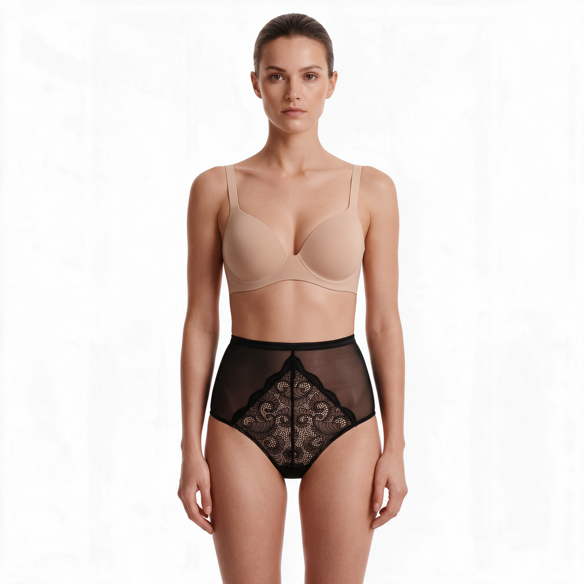 SANS COMPLEXE Medium Briefs - Sans Complexe Highwaisted brief-Serena-61PAK37 - Aluna Kuwait