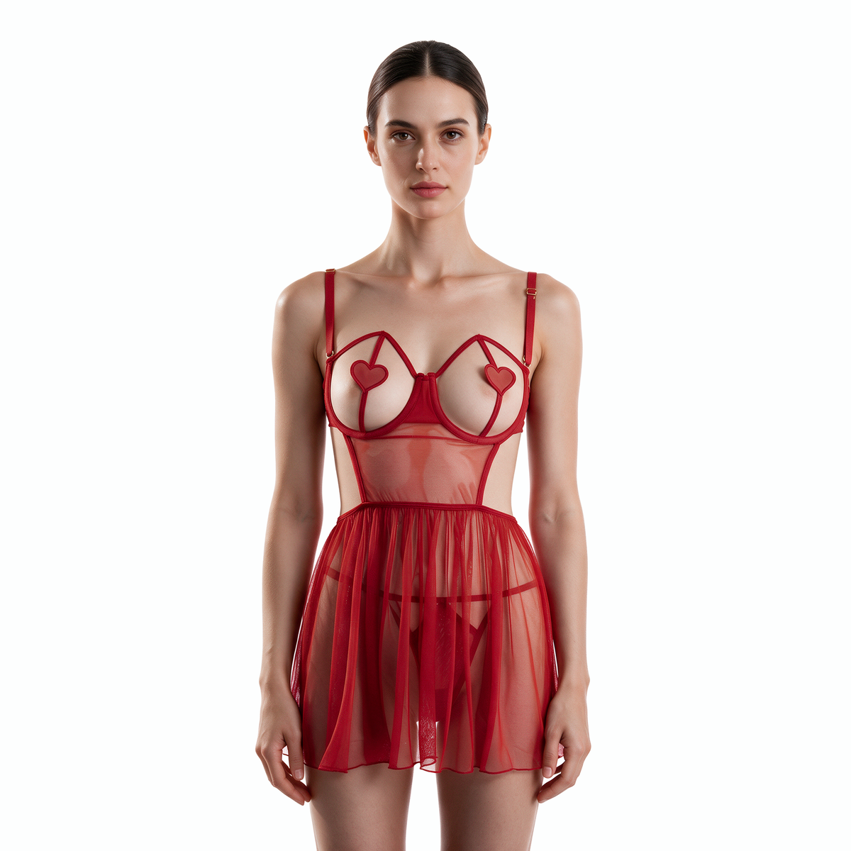 MAPALE Sets - Mapale Babydoll-CA7508 - Aluna Kuwait