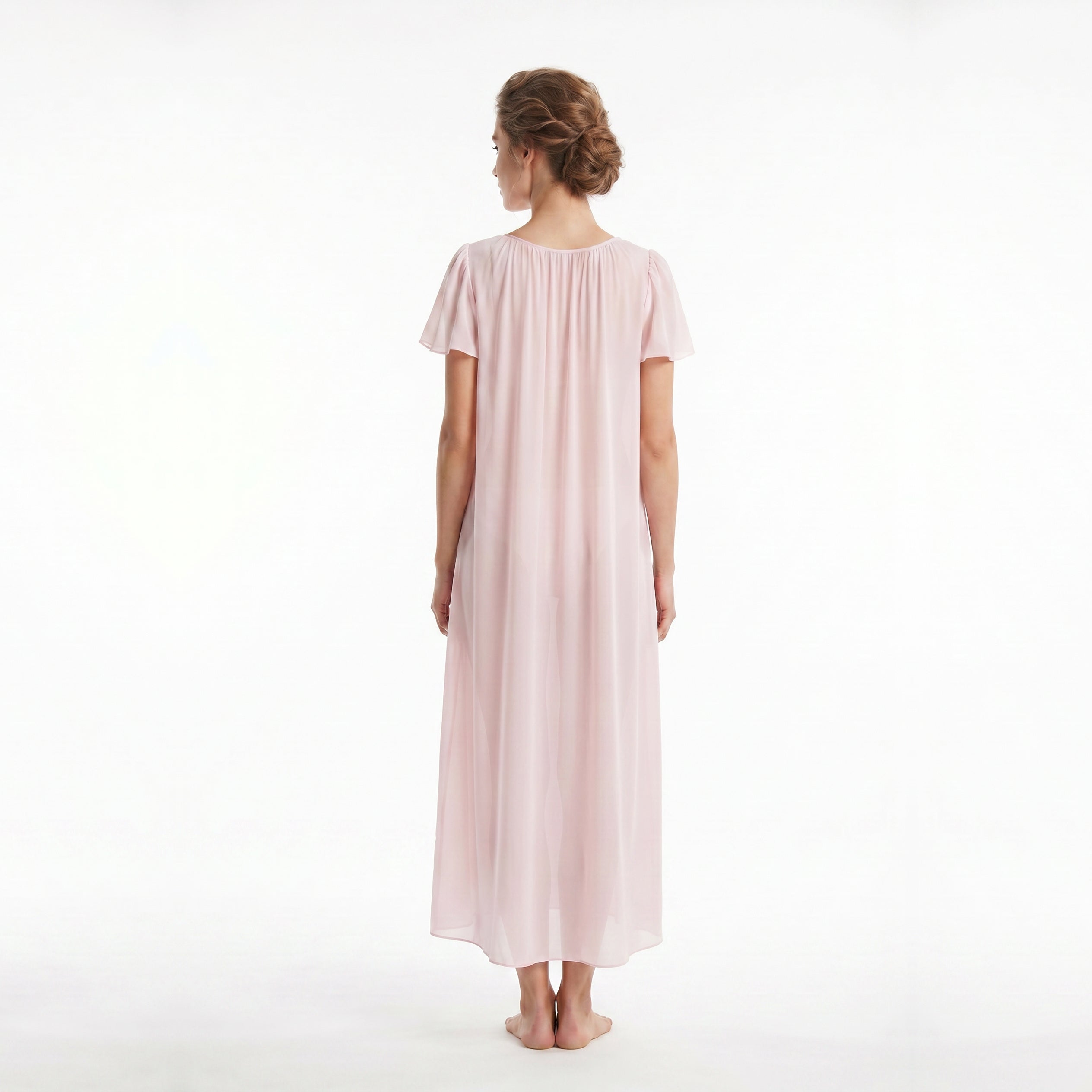 MISS ELAINE CO  - Miss Elaine Long Gown Short Sleeve-MISE50809UT - Aluna Kuwait