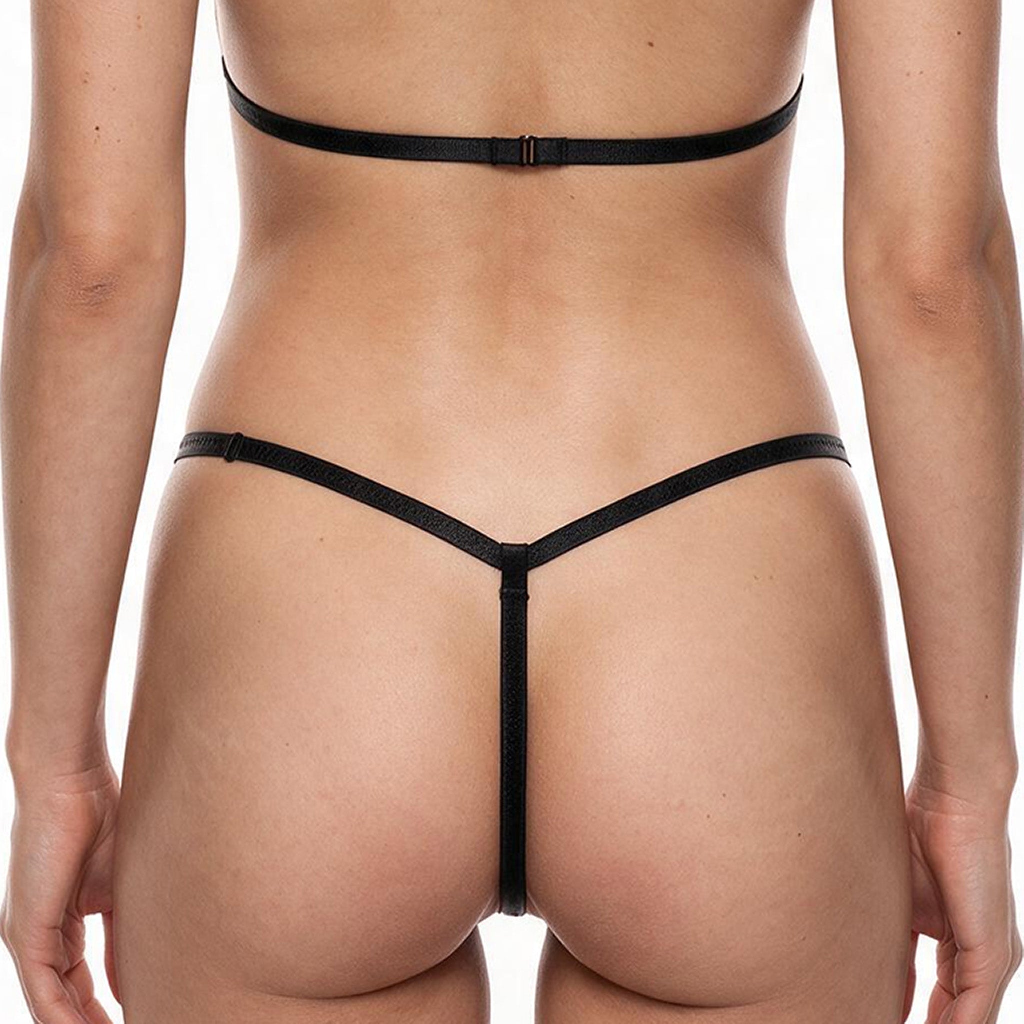 Leg Avenue 2 Pc Set bra top and g-string panty-CA81648