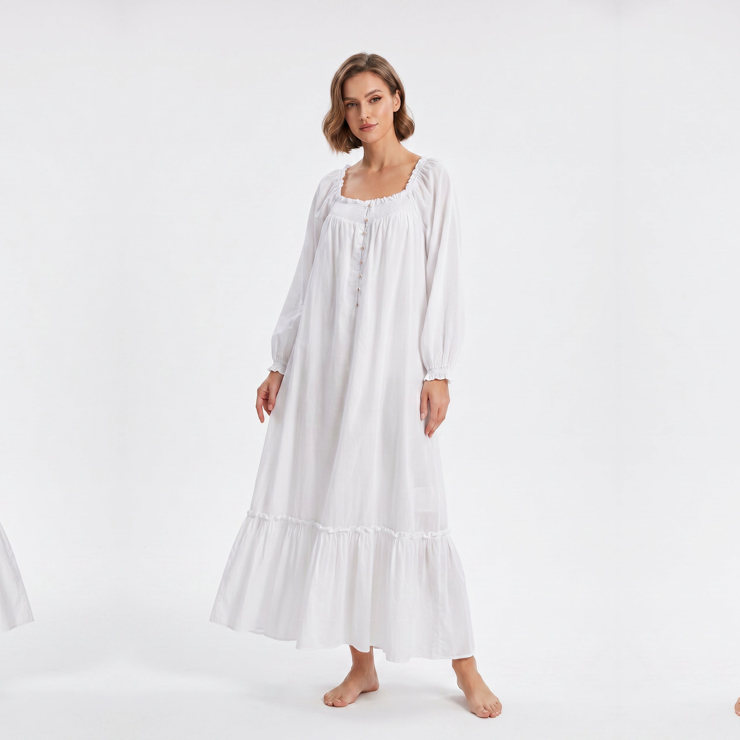 CANADEX INTERNATIONAL TRADING  - Eileen West Long Gown Long Sleeve Rebecca Ballet 50"-CAE80043 - Aluna Kuwait