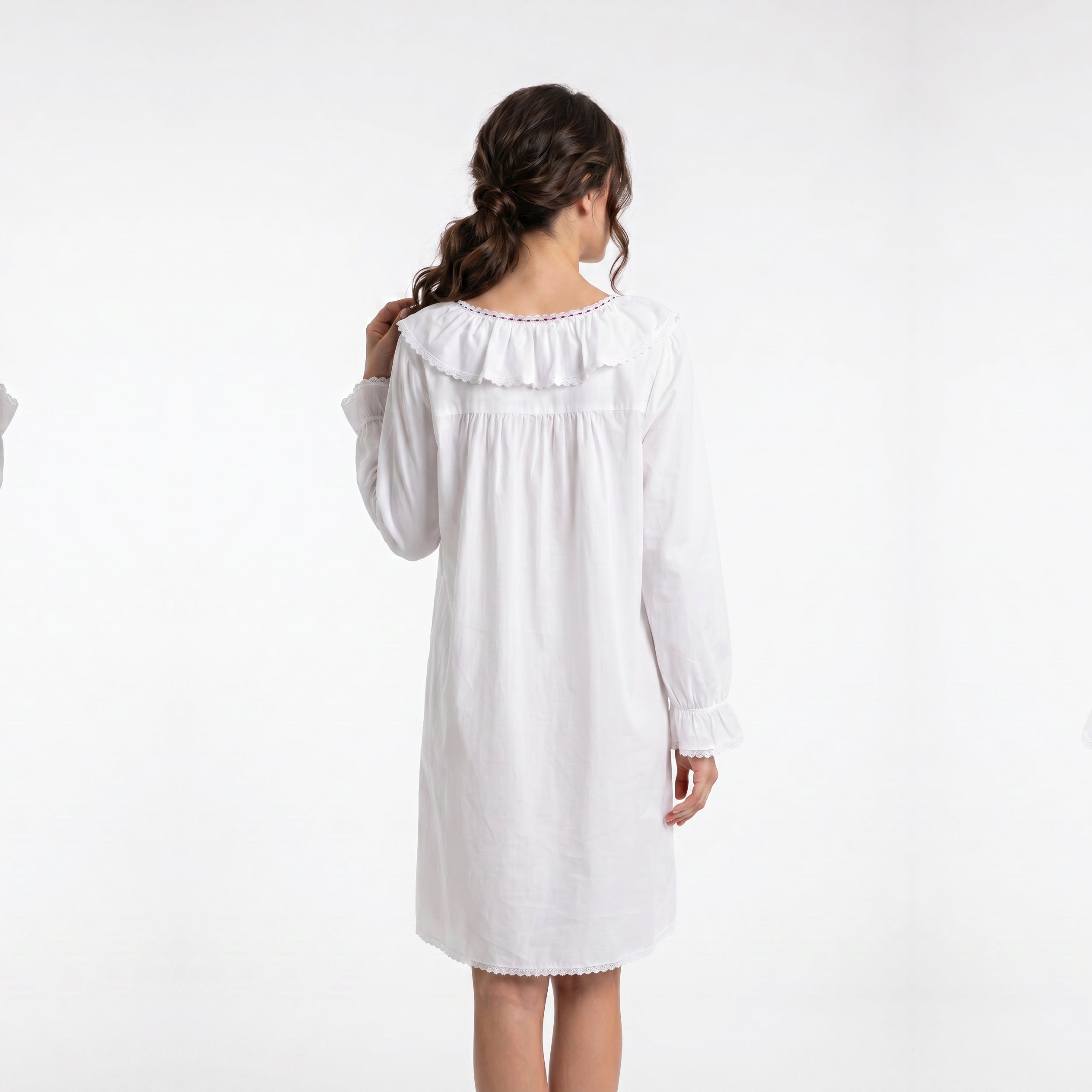 CANADEX INTERNATIONAL TRADING  - Eileen West Long Night Shirt Long Sleeve Clare 36"-CAE5320126 - Aluna Kuwait