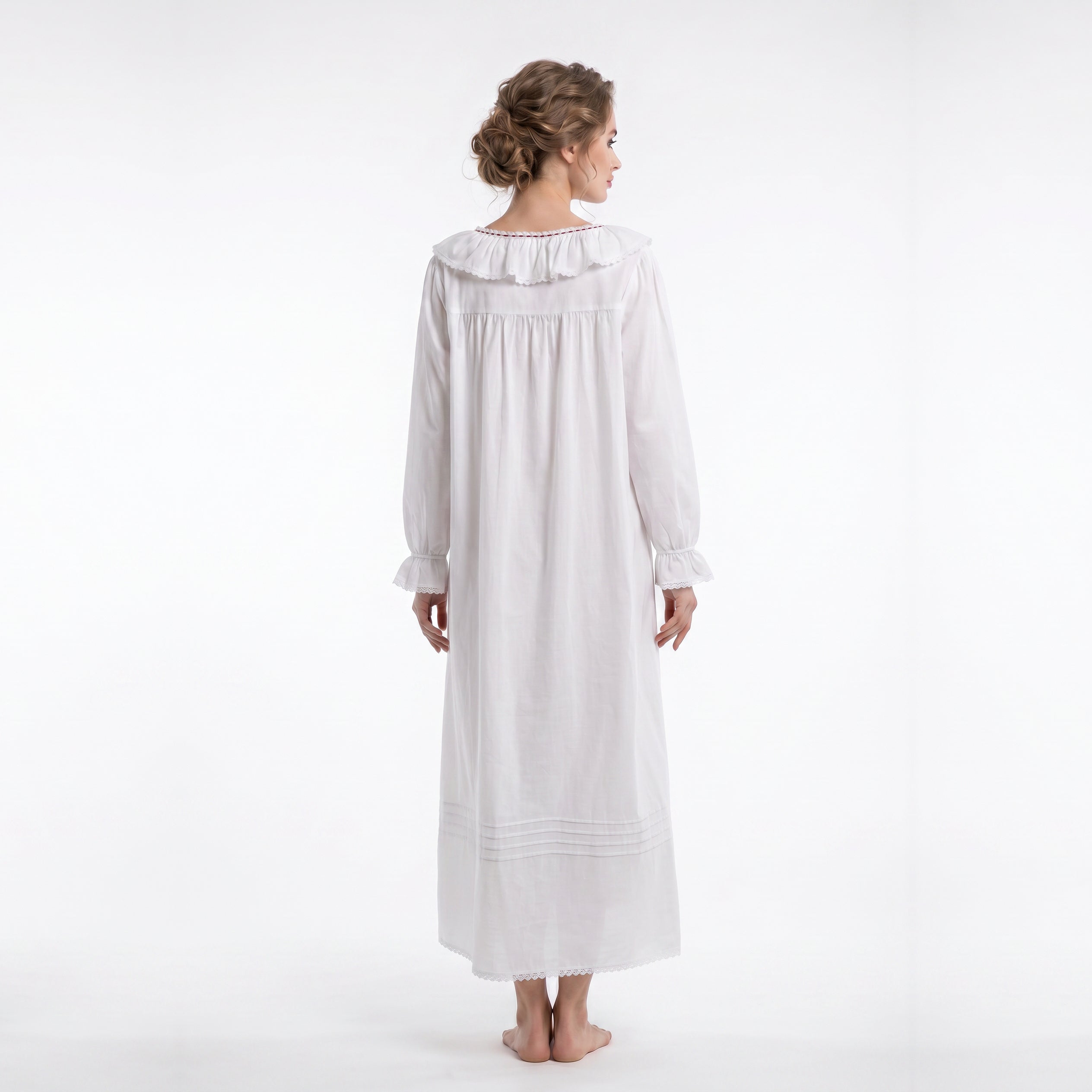 CANADEX INTERNATIONAL TRADING  - Eileen West Long Gown Long Sleeve Clare 50"-CAE6620126X - Aluna Kuwait