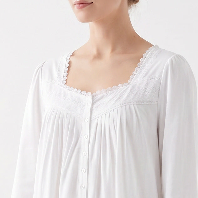 Eileen West Long Gown Long Sleeve Ballet 50"-CAE5225064