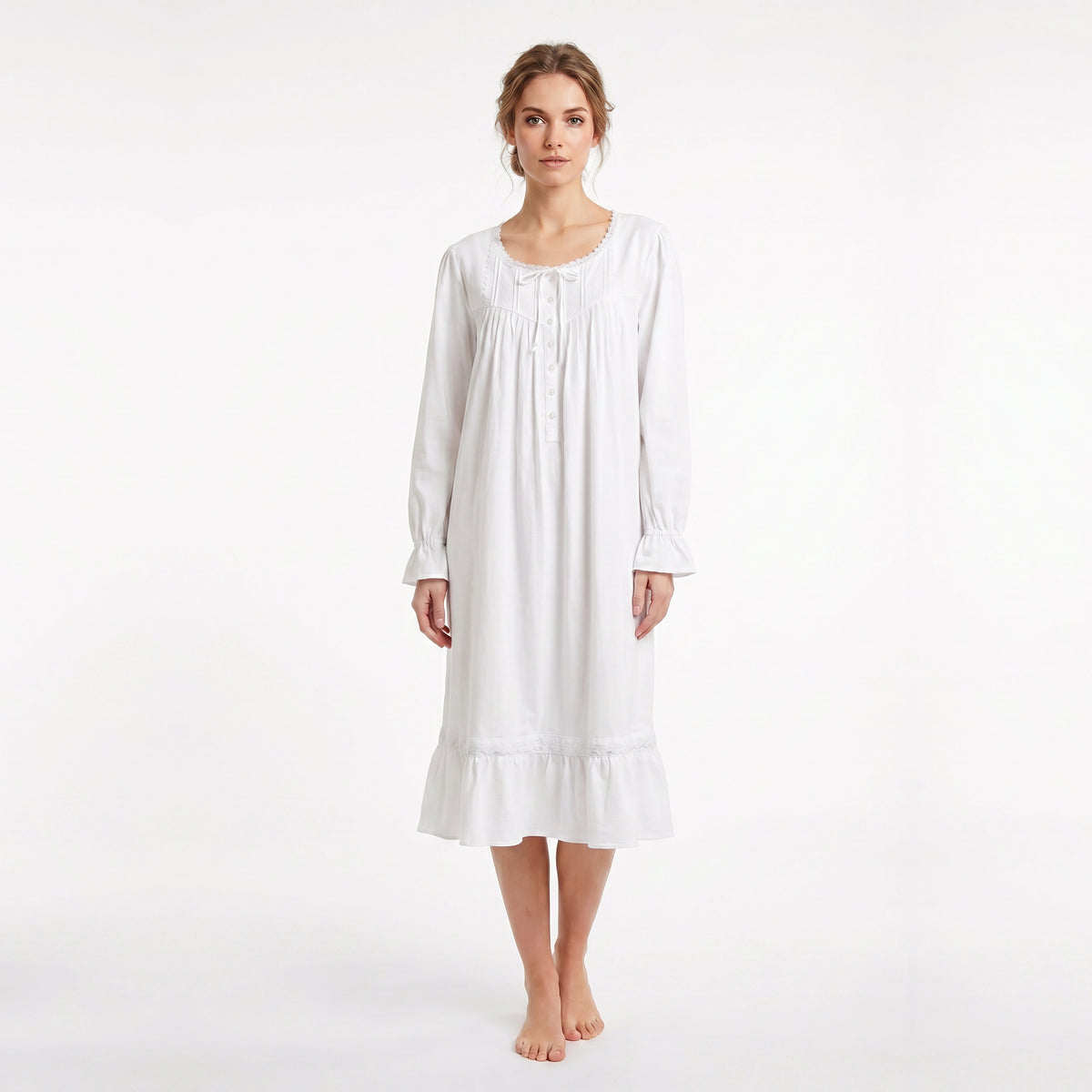 EILEEN WEST Gown - Eileen West Long Gown Long Sleeve Waltz 42"-CAE5025064 - Aluna Kuwait