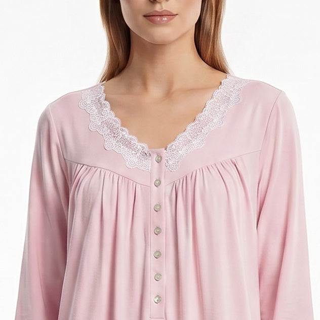 Eileen West Long Gown Long Sleeve Ballet 50"-CAE5026623