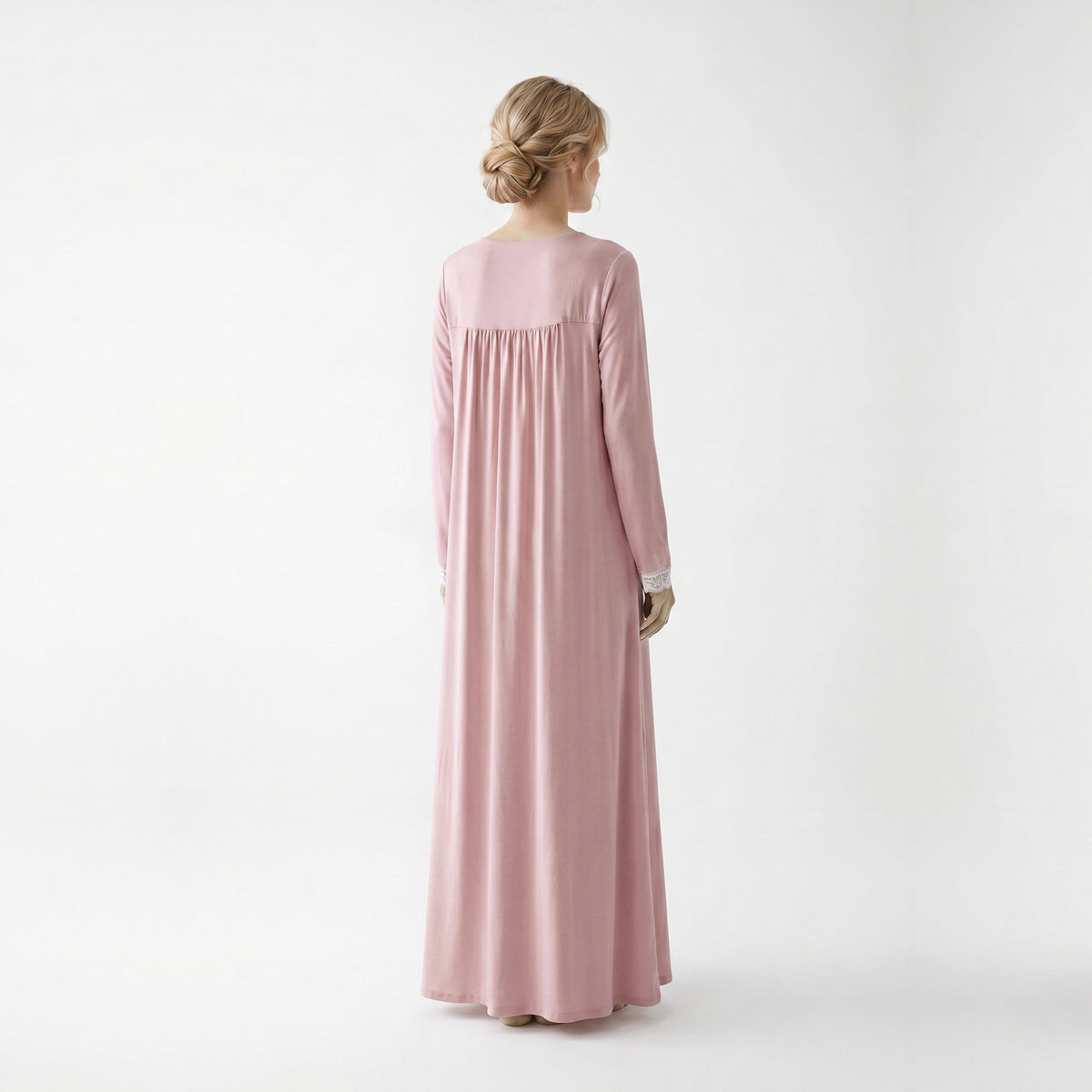 Eileen West Long Gown Long Sleeve Ballet 50"-CAE5026623