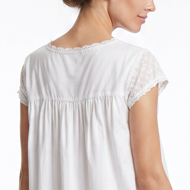 Eileen West Long Gown Short Sleeve Waltz 42" -CAE5020034