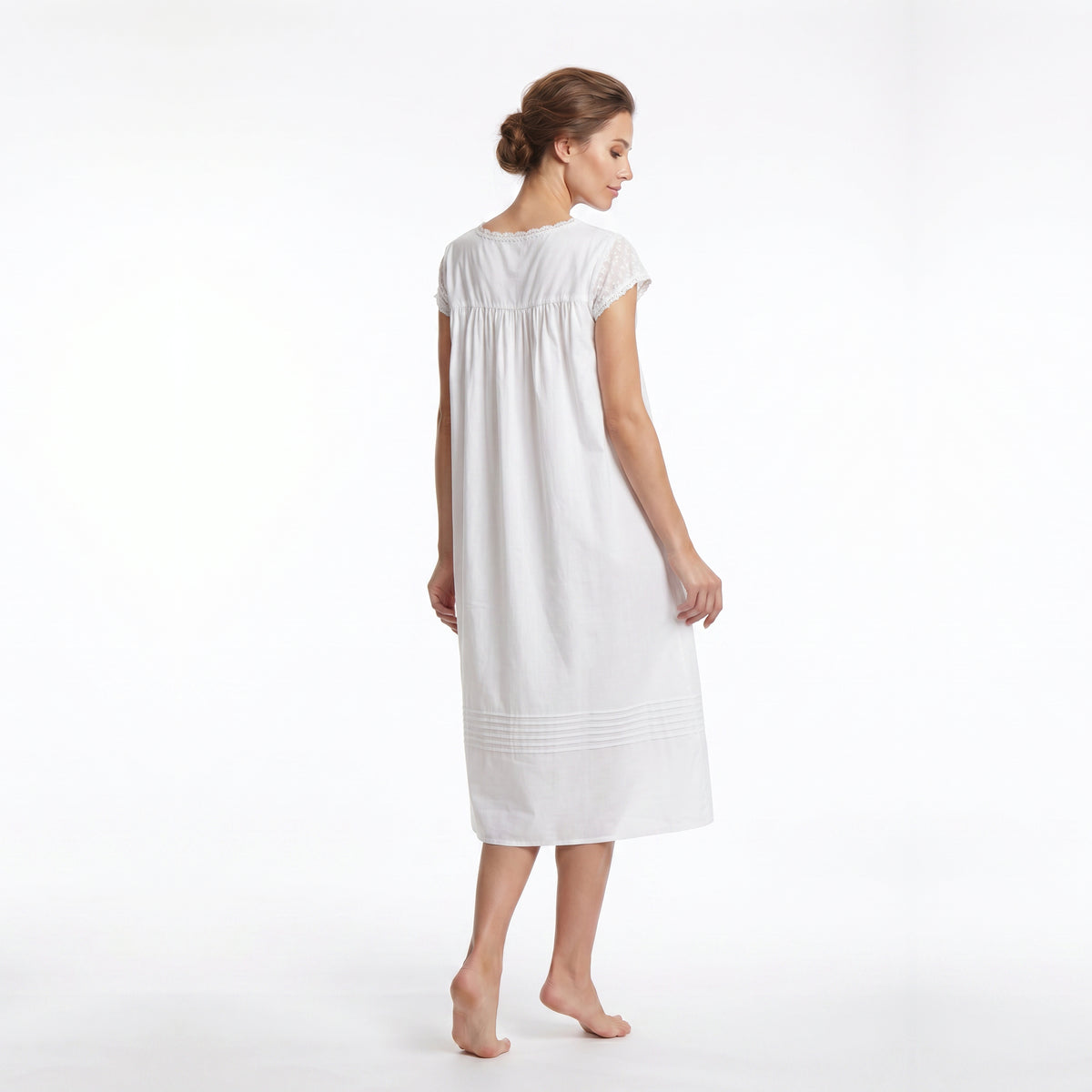 Eileen West Long Gown Short Sleeve Waltz 42" -CAE5020034