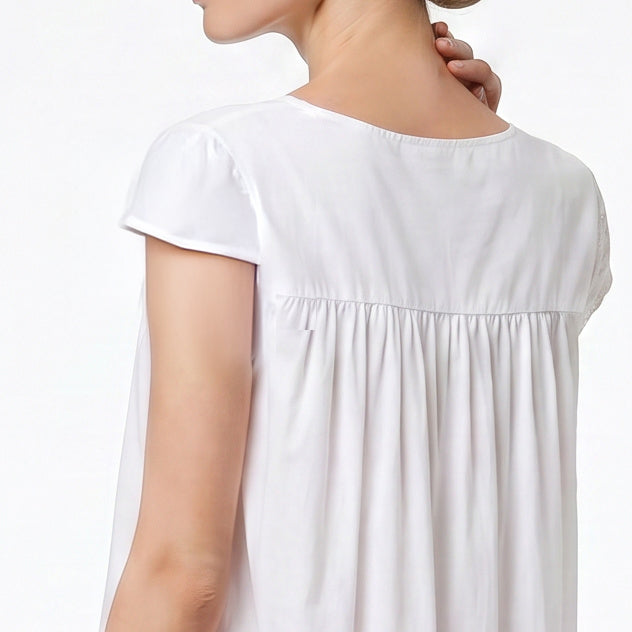 Eileen West Long Robe Short Sleeve with Button 52" -CAE5820034