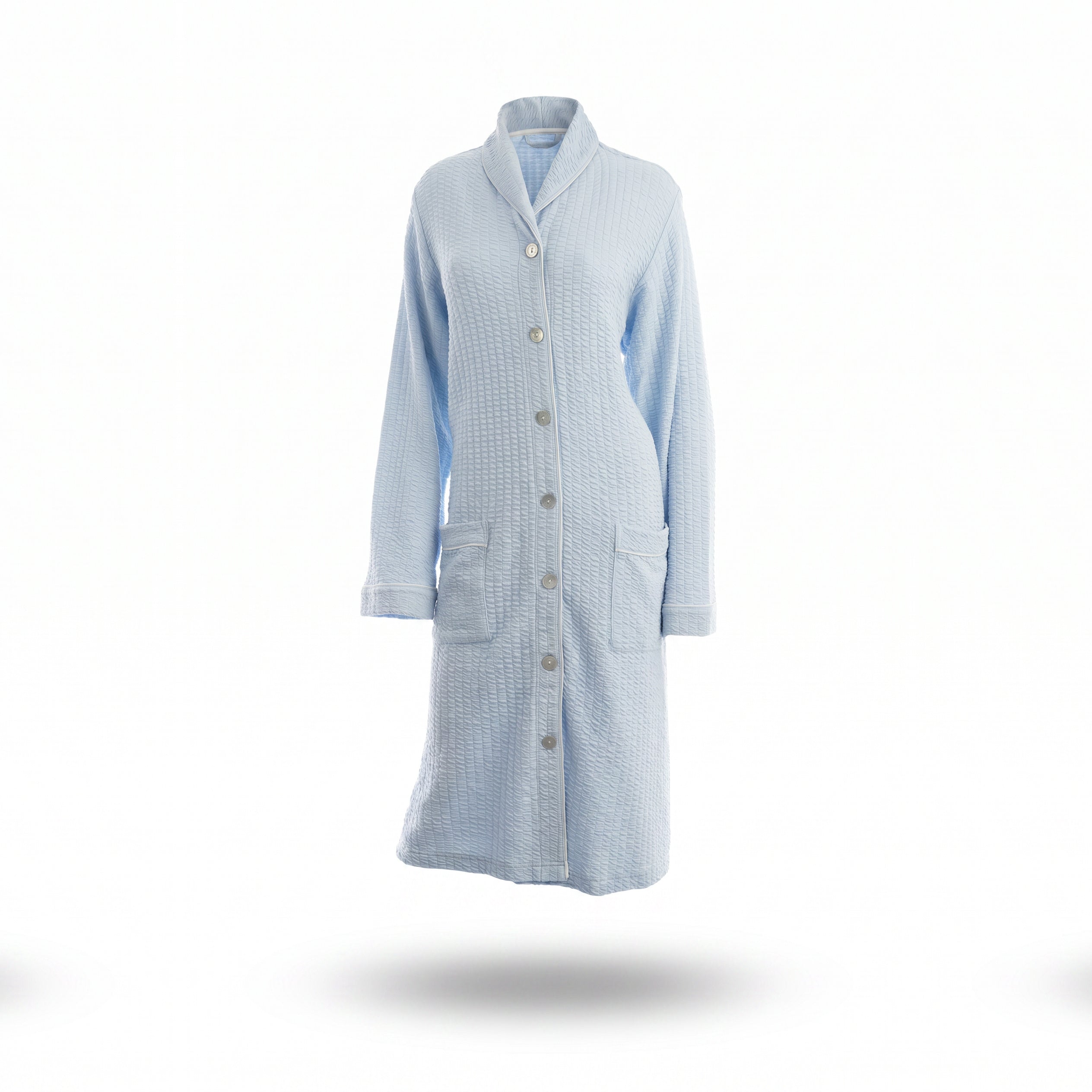 Eileen West Short Robe Long Sleeve With Button Waltz 42" -CAE40067