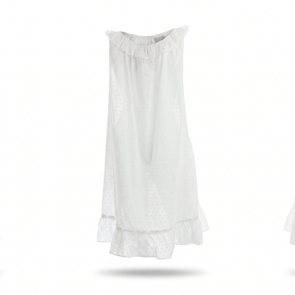 Eileen West Midi Gown Sleeveless Ruffle 36" -CAE20070