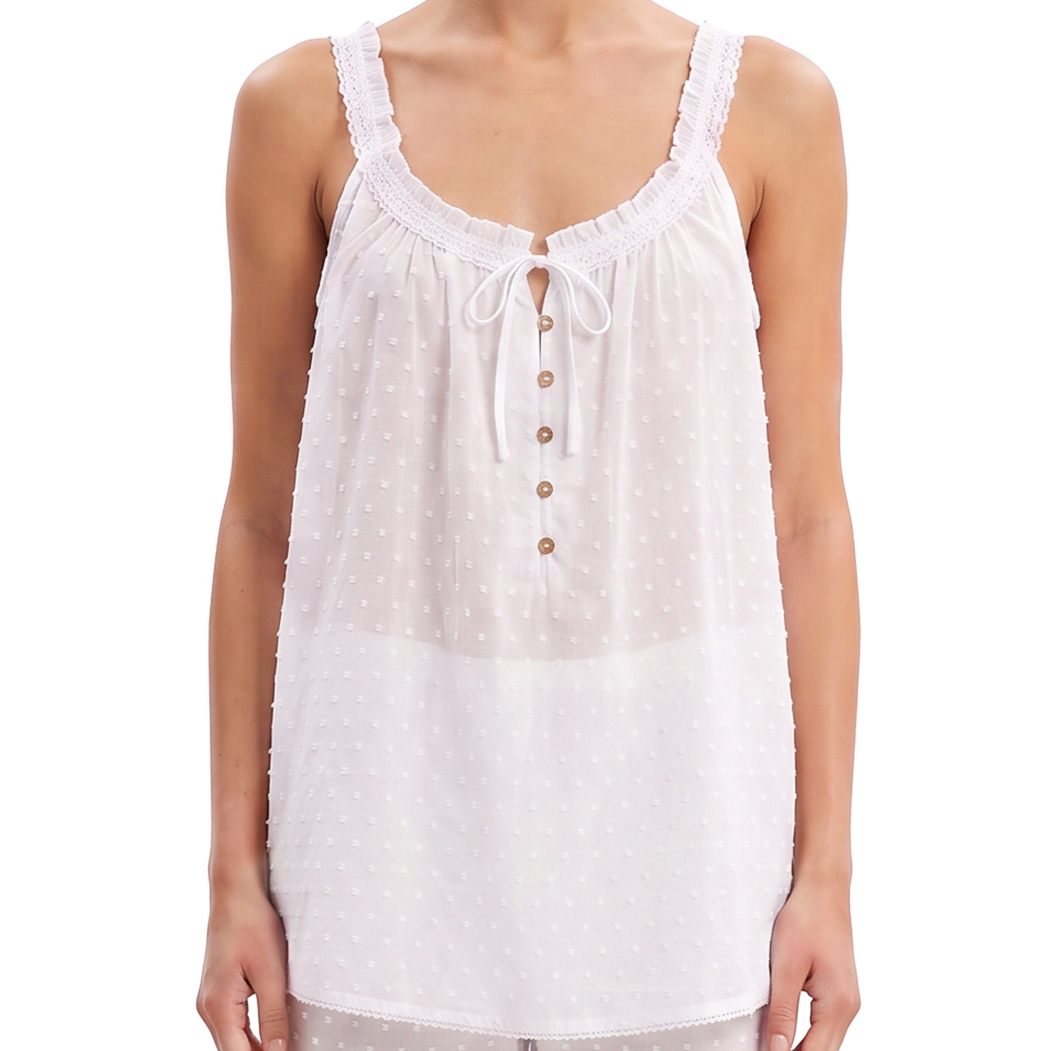 Eileen West Pajama Capri Sleeveless 21" Inseam -CAE90070