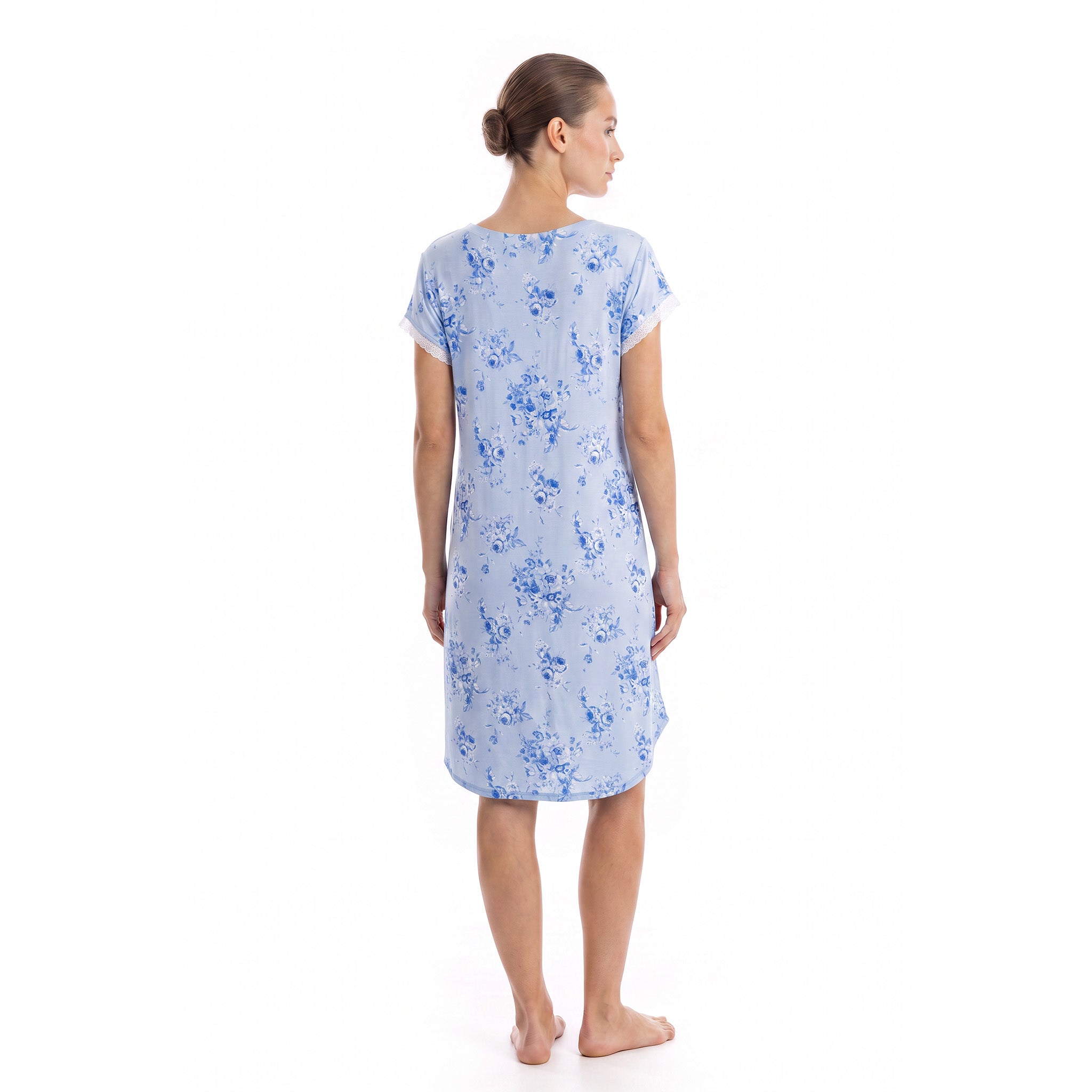 CANADEX INTERNATIONAL TRADING  - Eileen West Midi Gown Short Sleeve 36" -CAE60061 - Aluna Kuwait