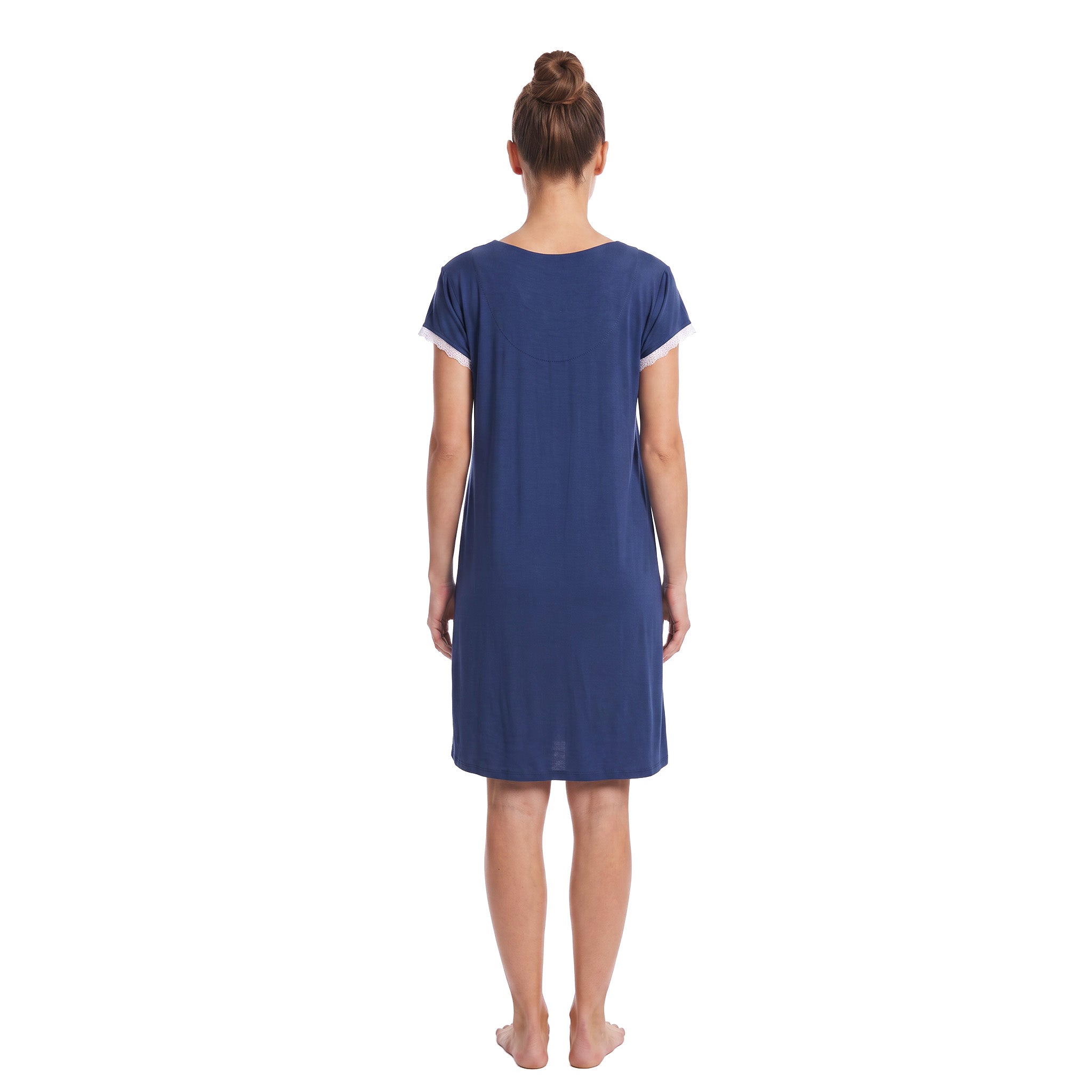 Eileen West Midi Gown Short Sleeve 36" -CAE60061