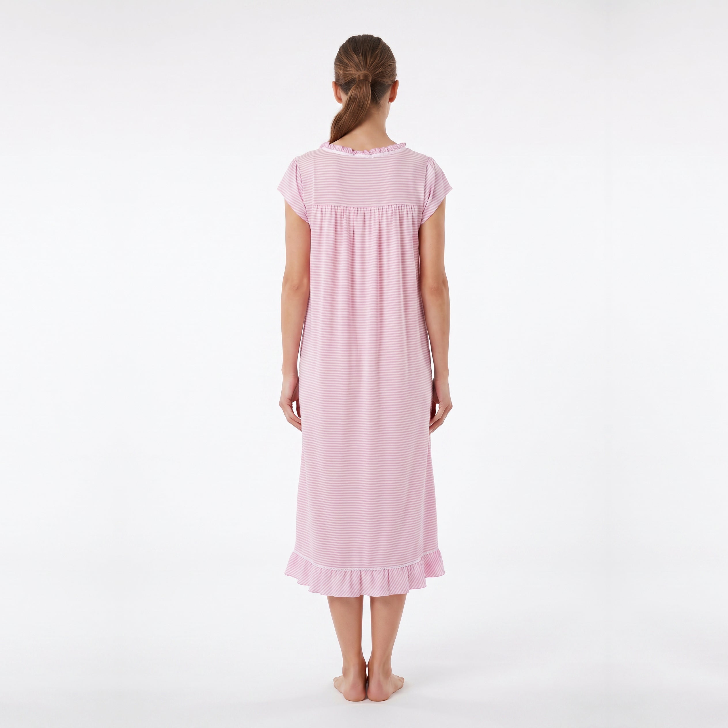 CANADEX INTERNATIONAL TRADING  - Eileen West Long Gown Short Sleeve Waltz 42" -CAE5025033 - Aluna Kuwait