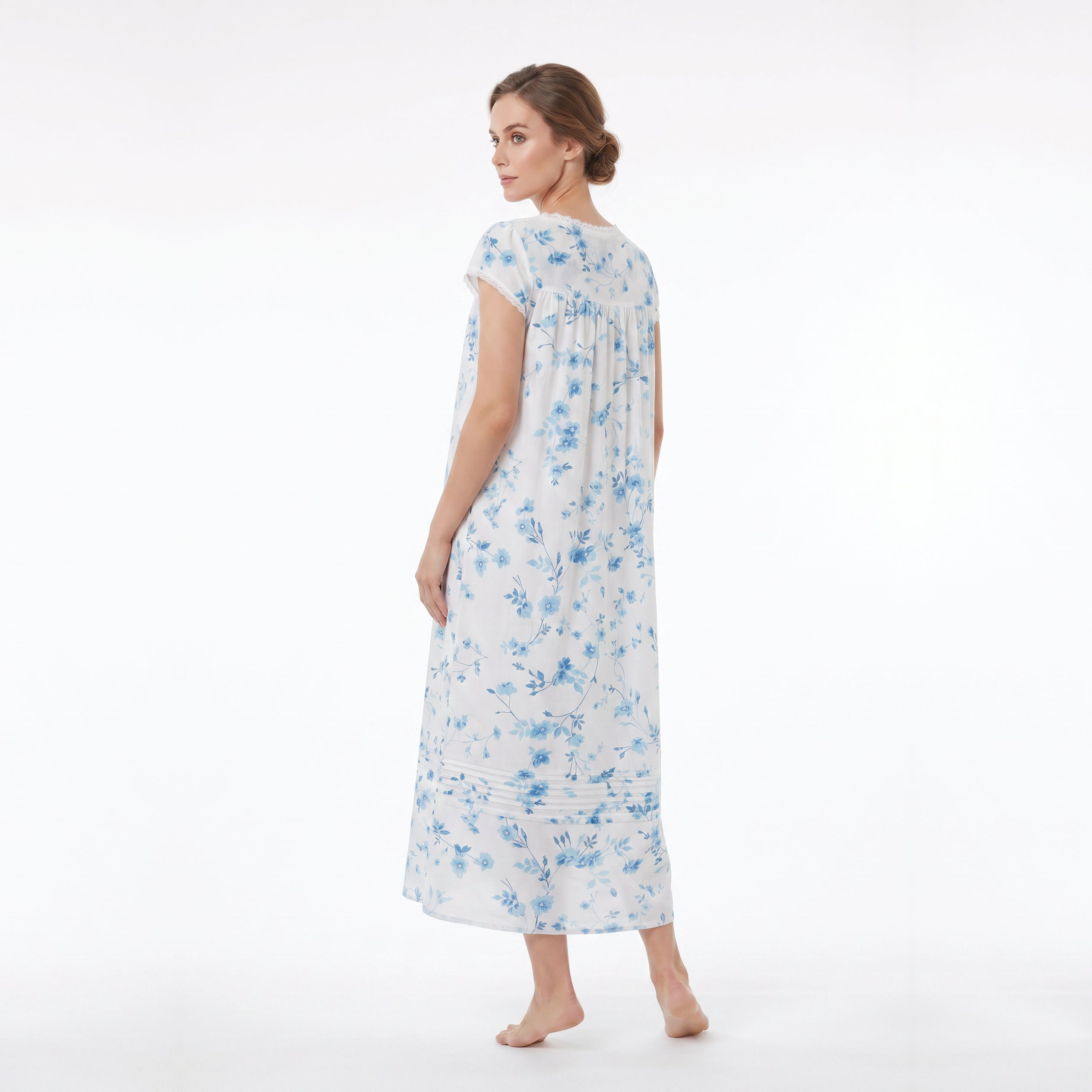 Eileen West Long Gown Short Sleeve Ballet 50" -CAE60079