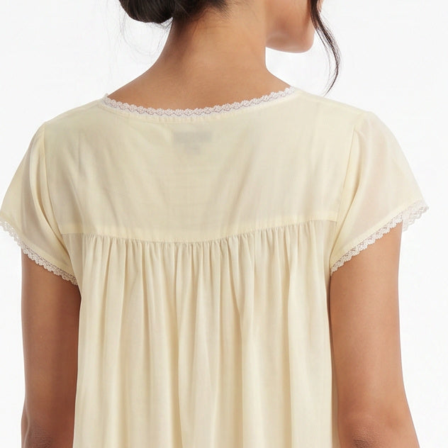 Eileen West Long Gown Short Sleeve Ballet 50" -CAE60079