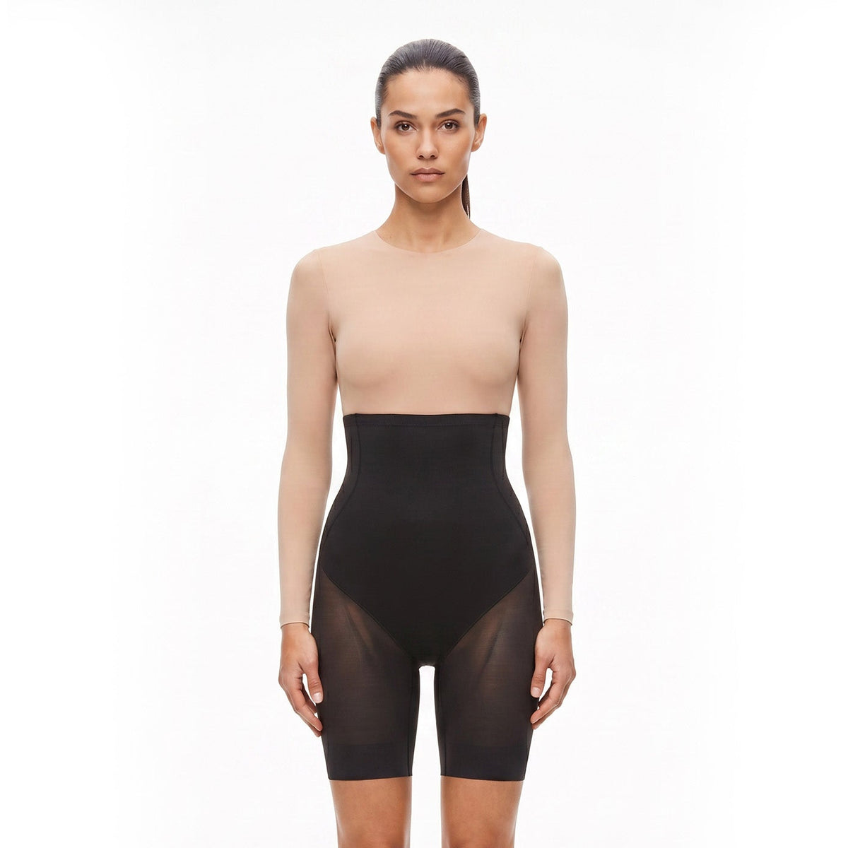 CUPID Thigh Slimmers - Cupid High Waist thigh Slimmer-CU2099E - Aluna Kuwait